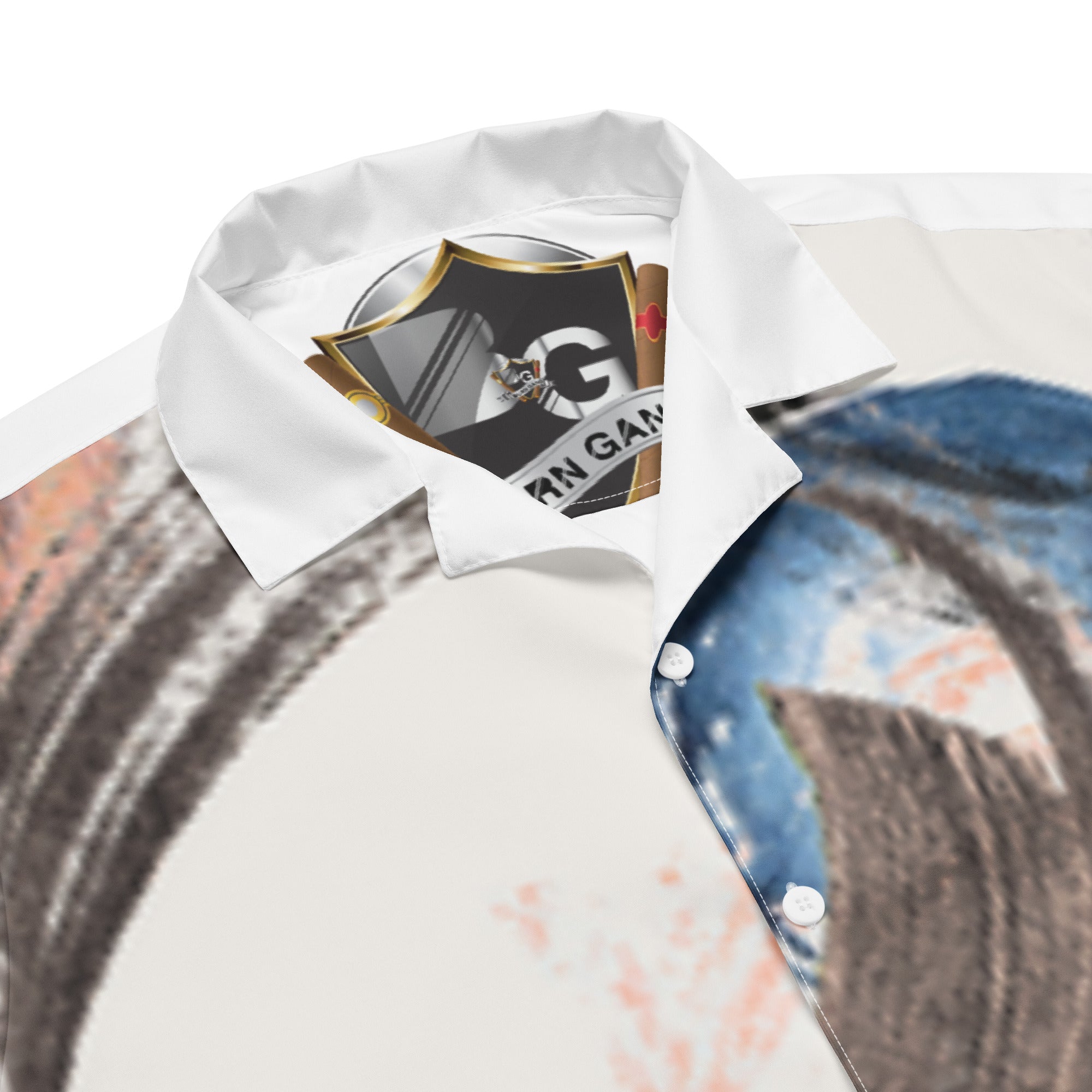 BURN GANG Unisex button shirt
