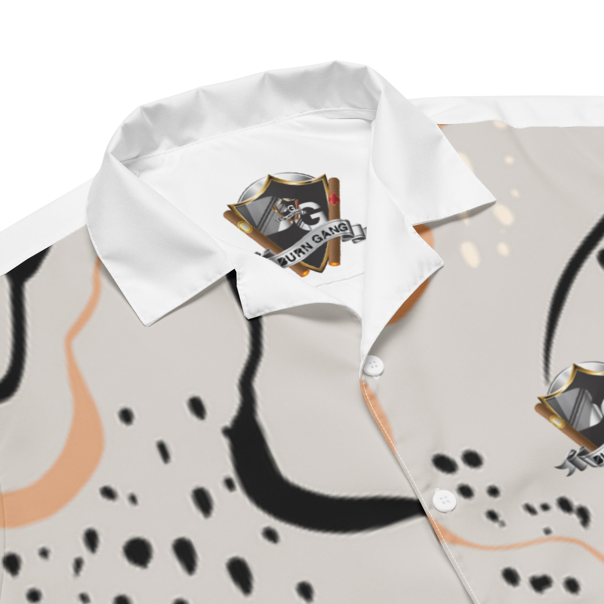BURN GANG Unisex button shirt