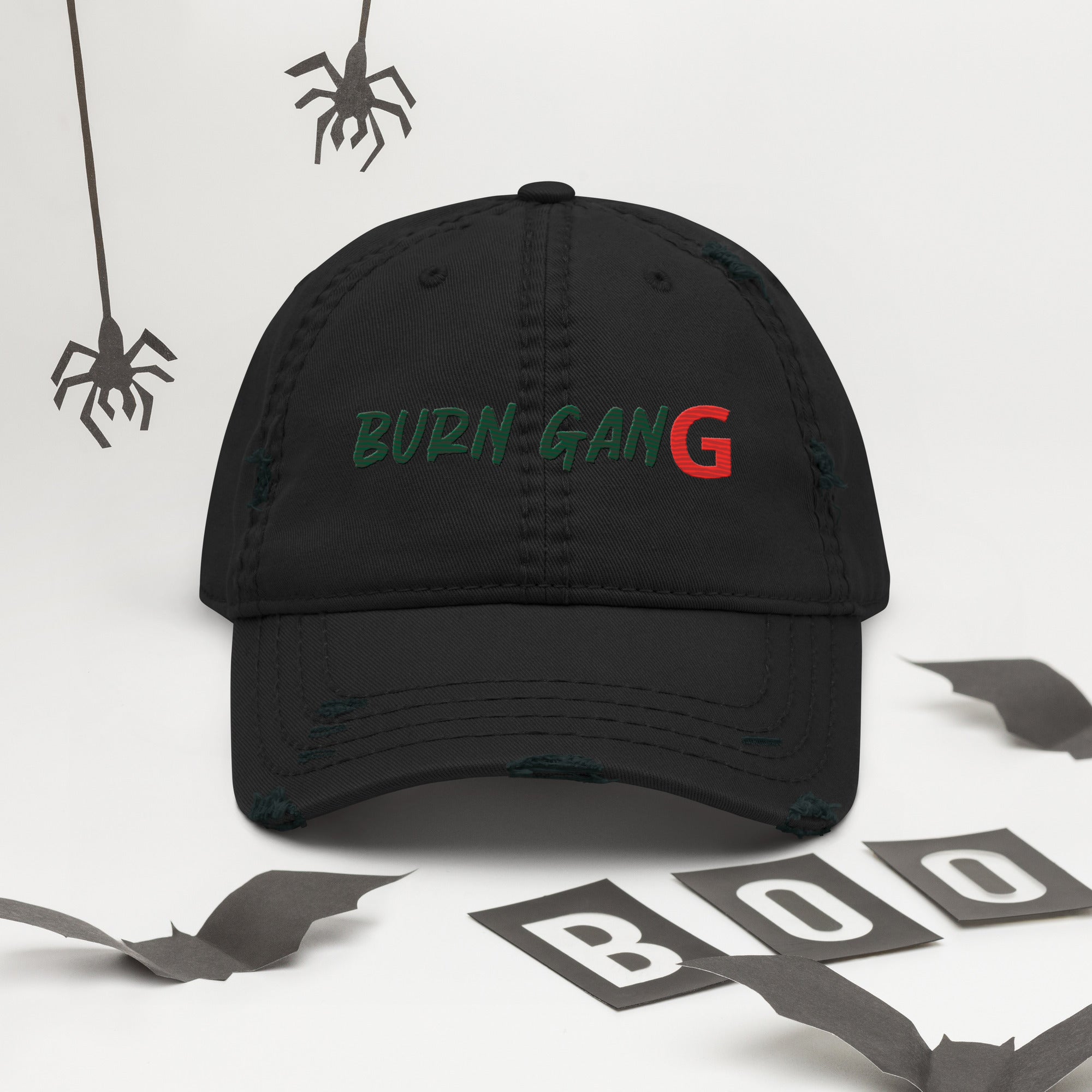 BURN GANG Distressed Dad Hat