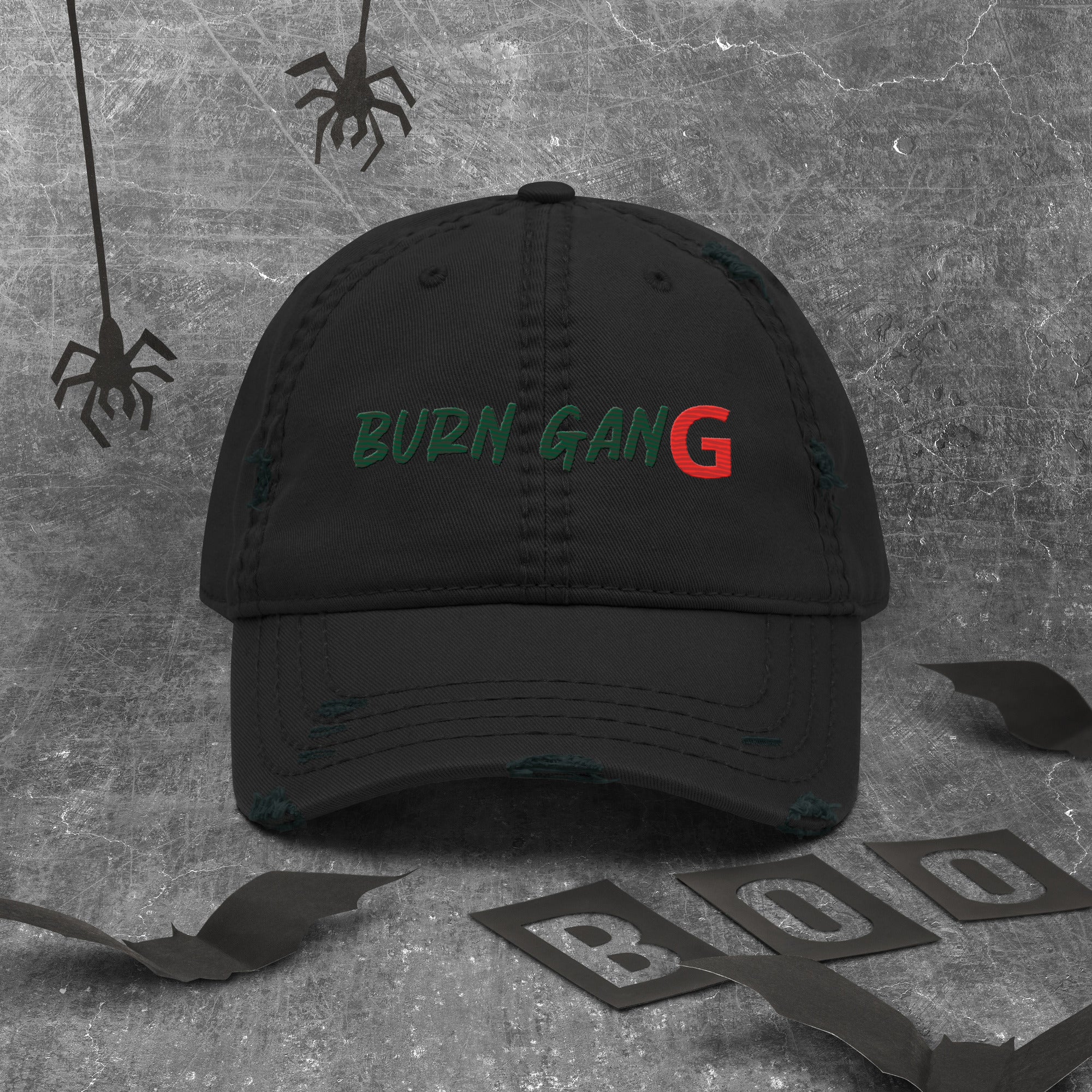 BURN GANG Distressed Dad Hat