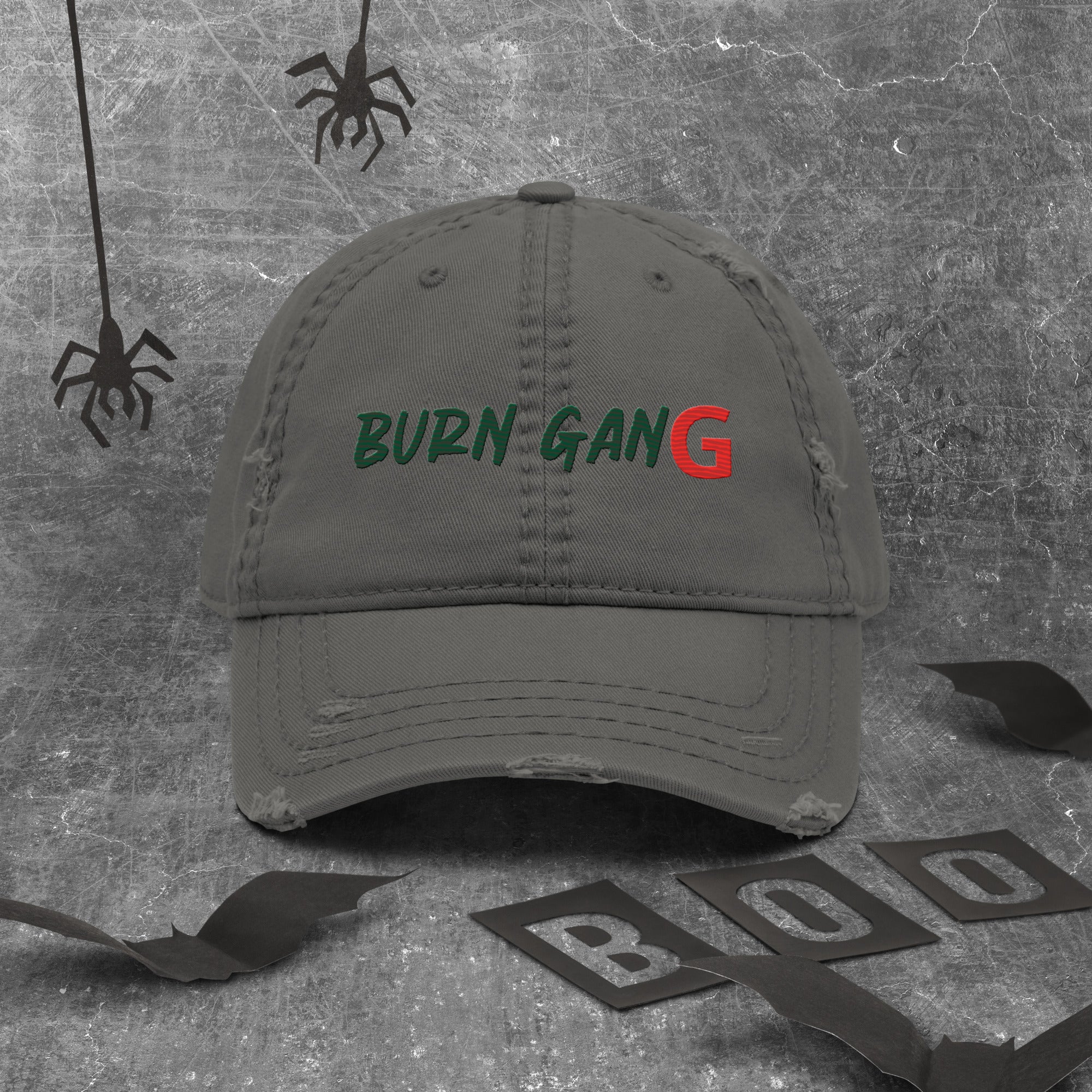 BURN GANG Distressed Dad Hat