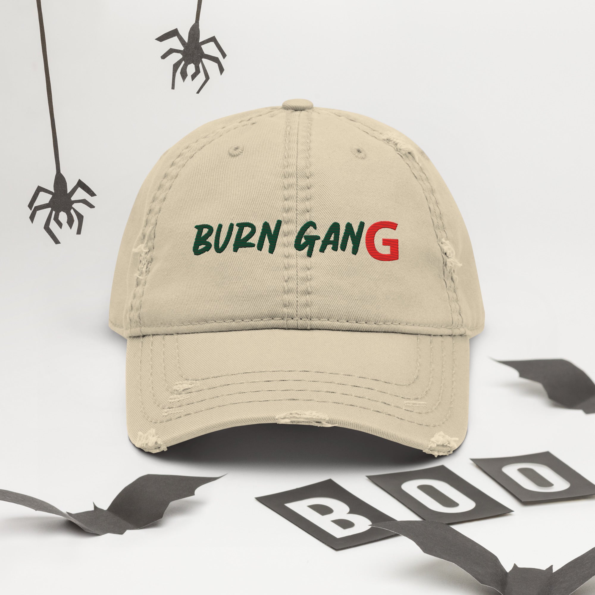 BURN GANG Distressed Dad Hat