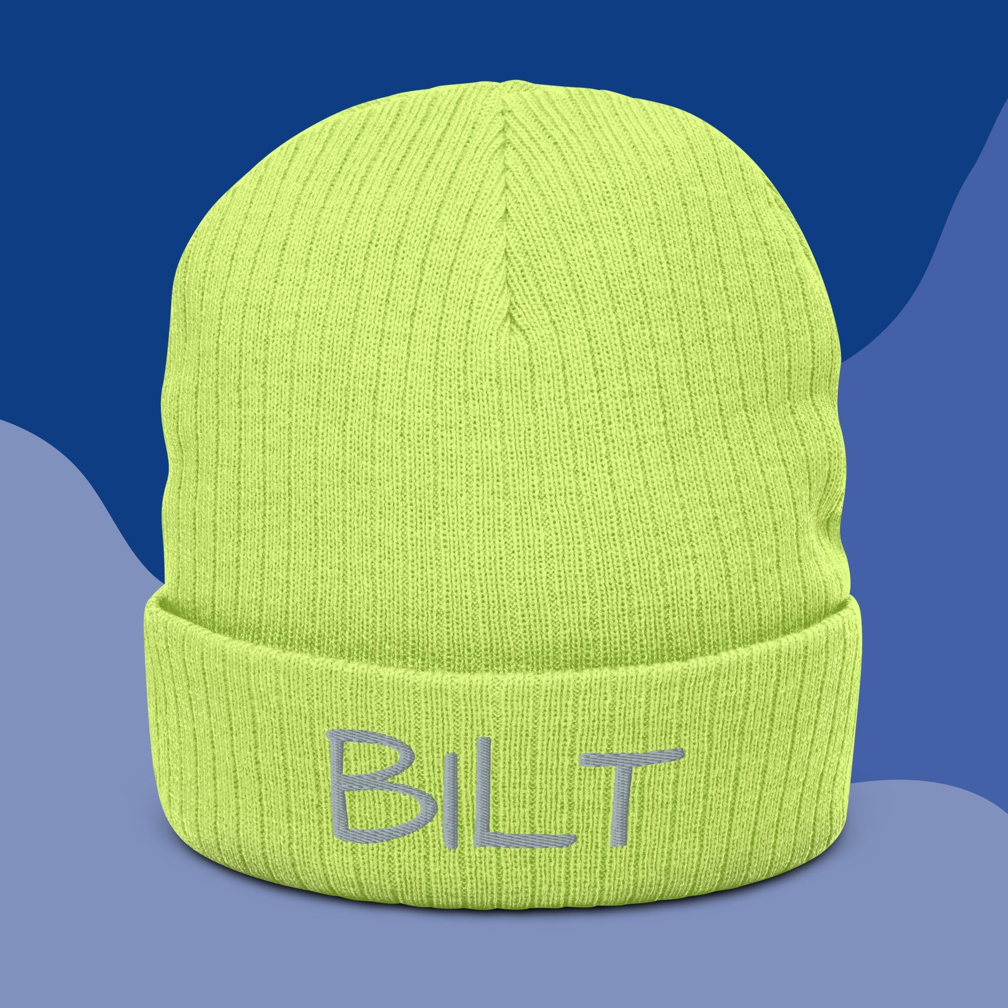 BILTWEAR BILT Ribbed knit beanie