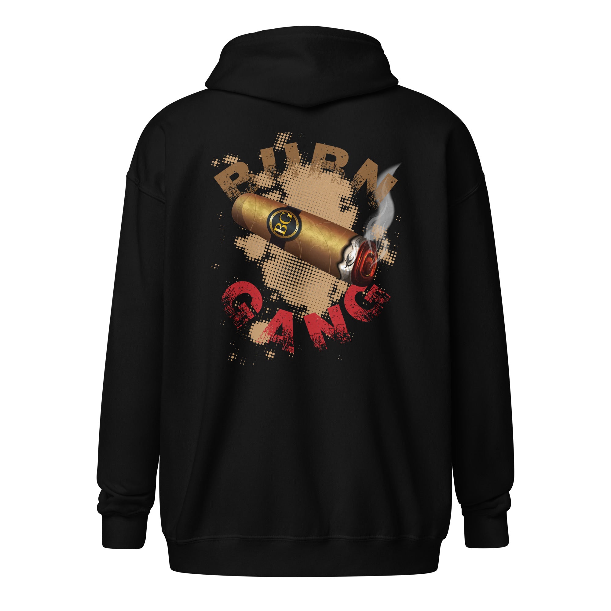 BURN GANG PUFF PUFF Unisex heavy blend zip hoodie