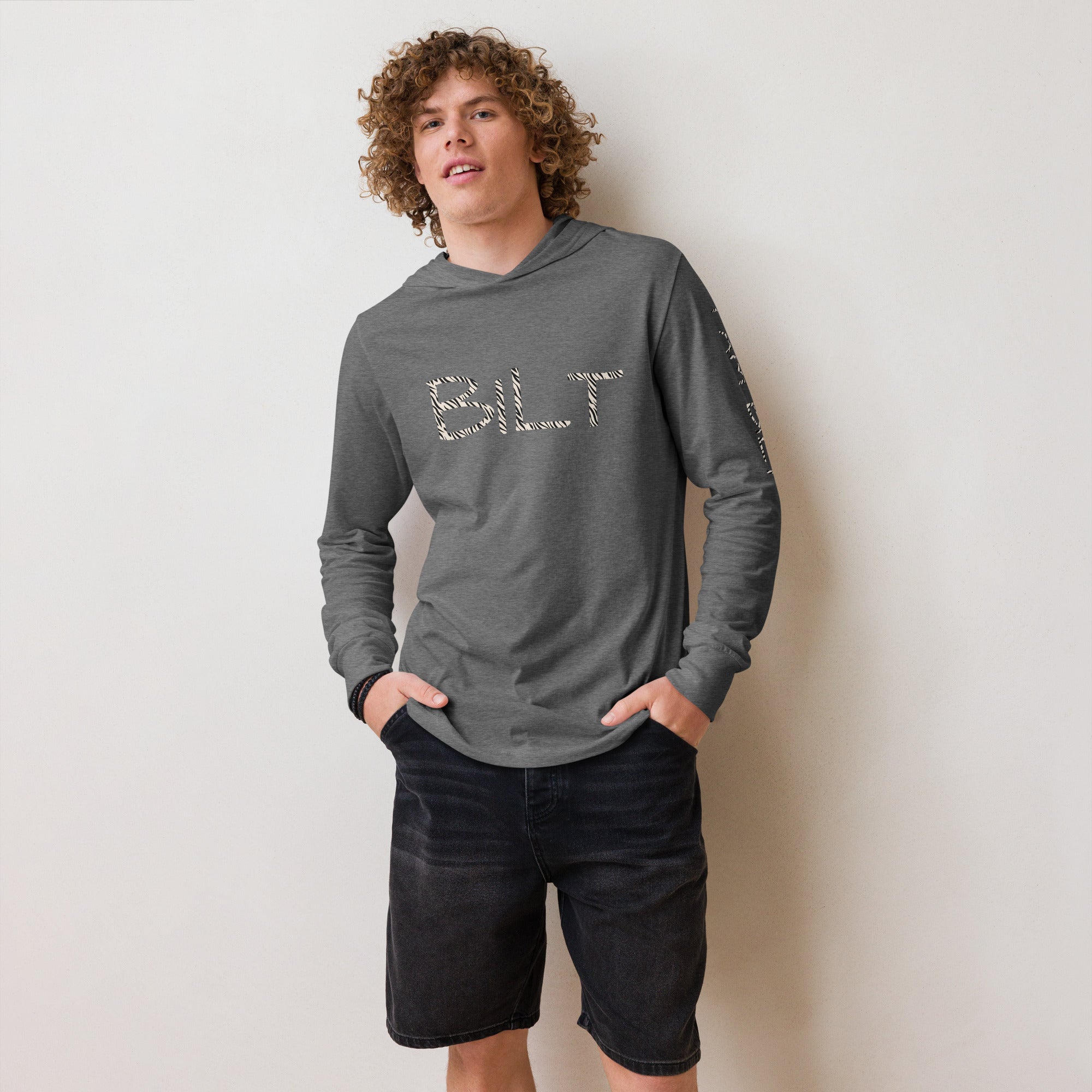 BILTWEAR I AM BILT Hooded long-sleeve tee
