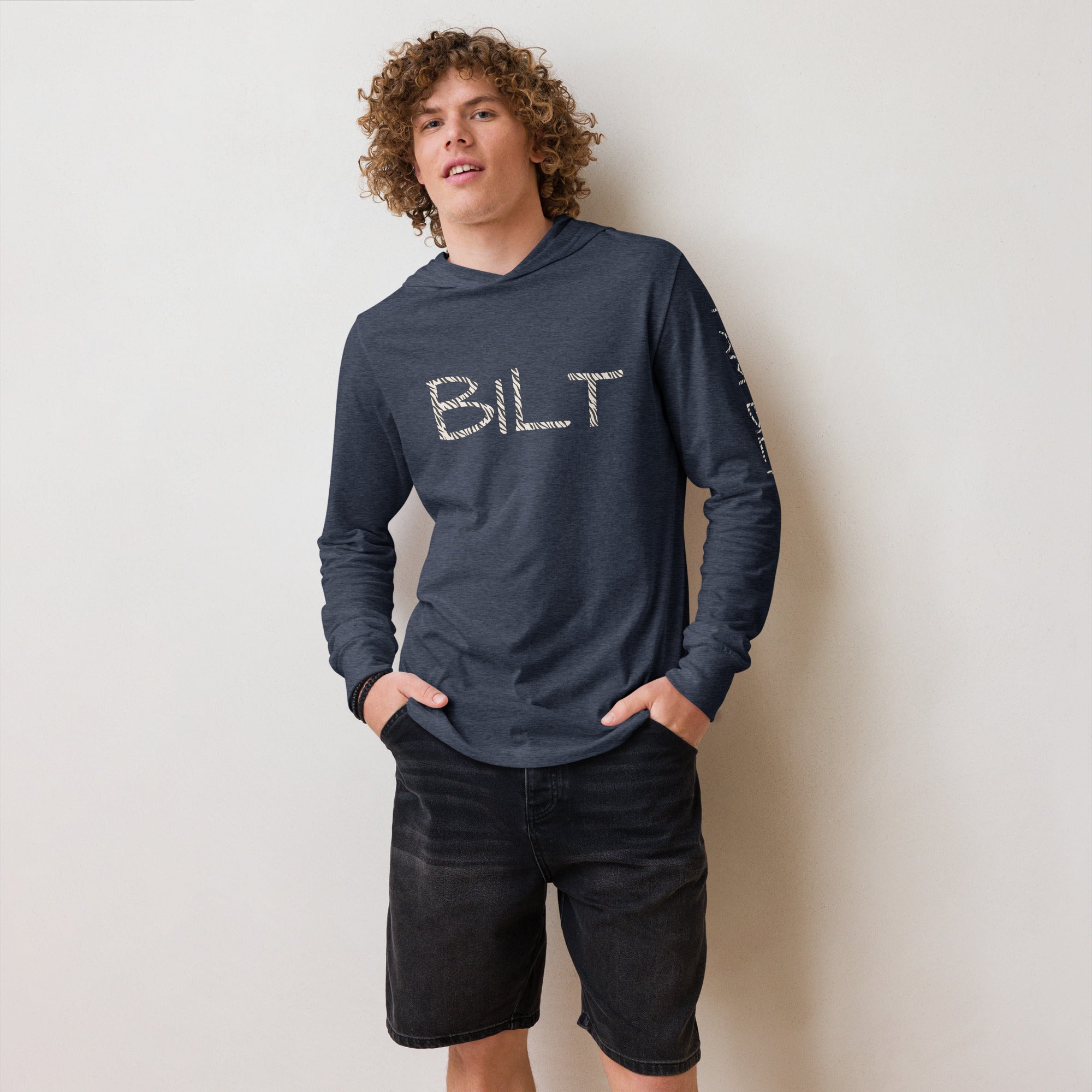 BILTWEAR I AM BILT Hooded long-sleeve tee