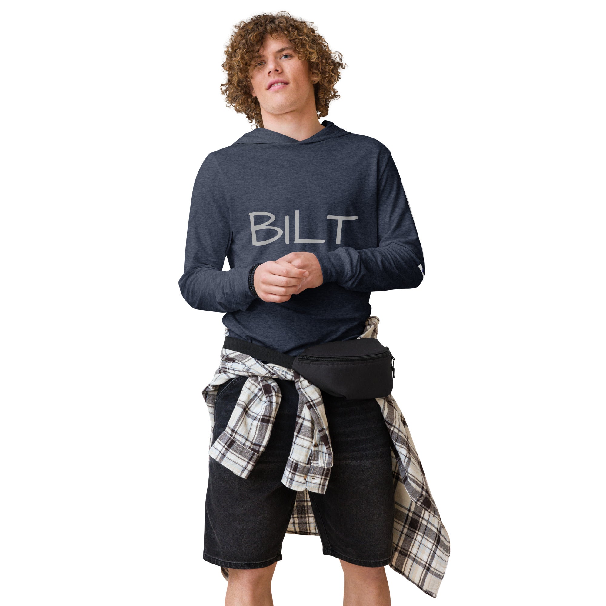 BILTWEAR $ Hooded long-sleeve tee