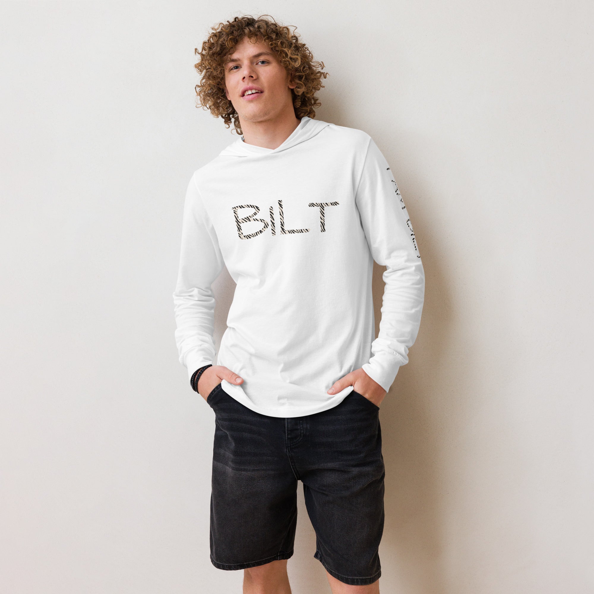 BILTWEAR I AM BILT Hooded long-sleeve tee