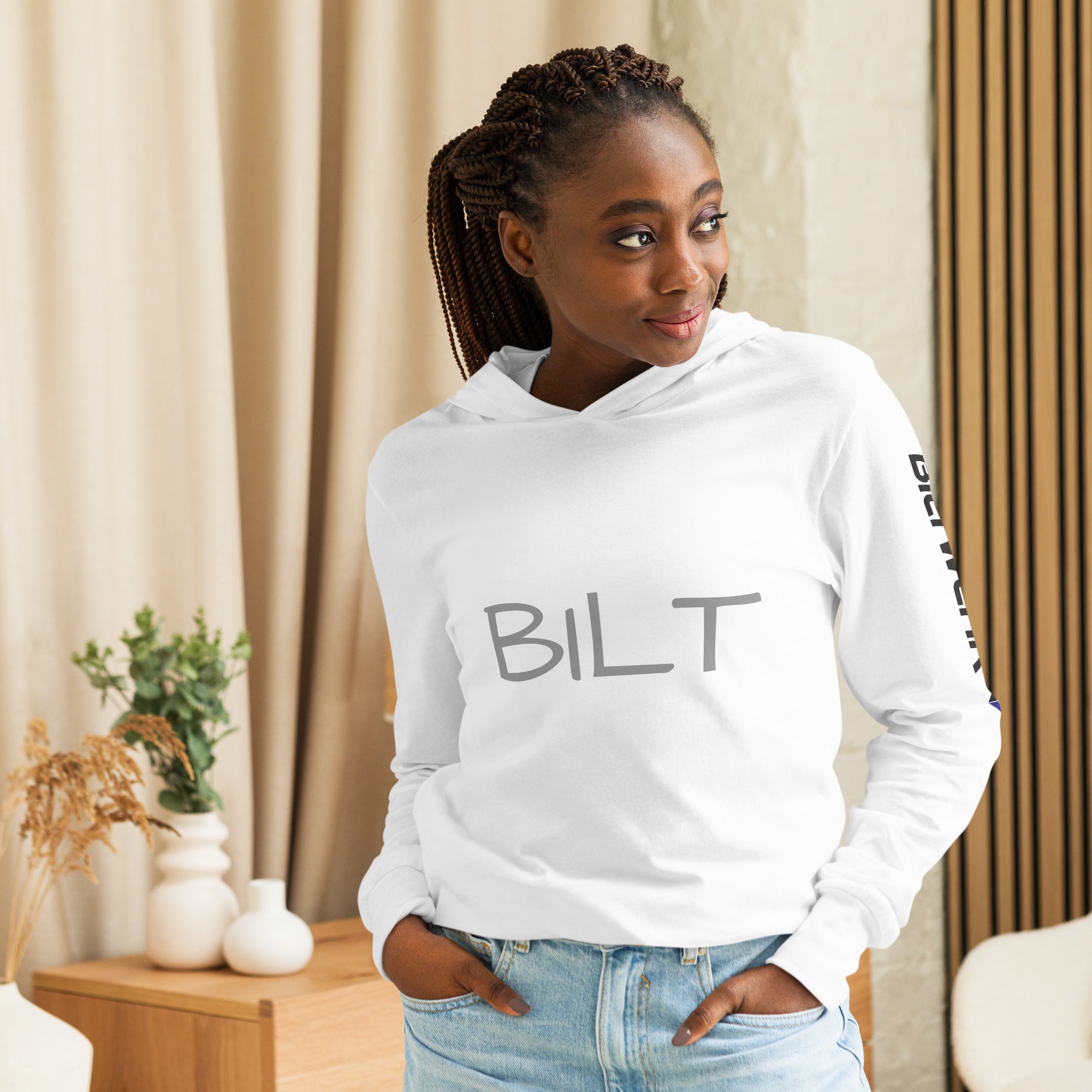 BILTWEAR $ Hooded long-sleeve tee