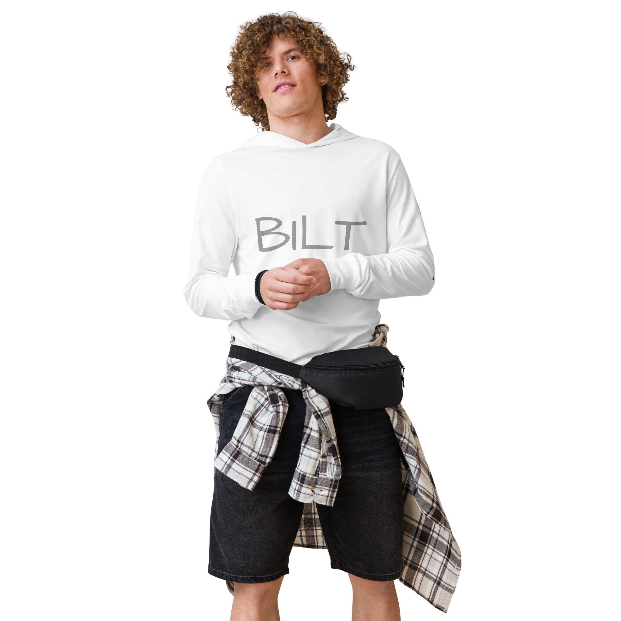 BILTWEAR $ Hooded long-sleeve tee