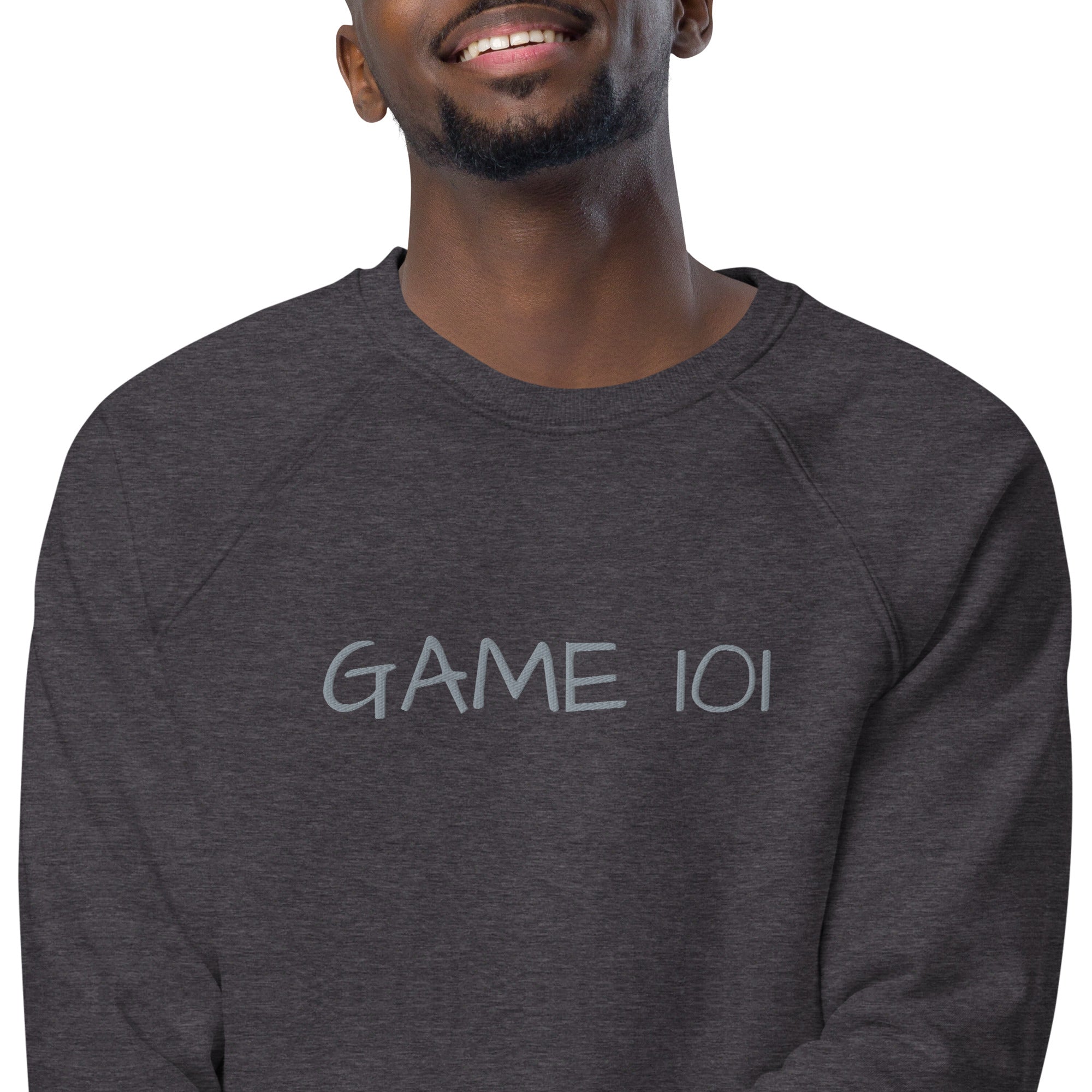 BILTWEAR GAME 101 Unisex organic raglan sweatshirt