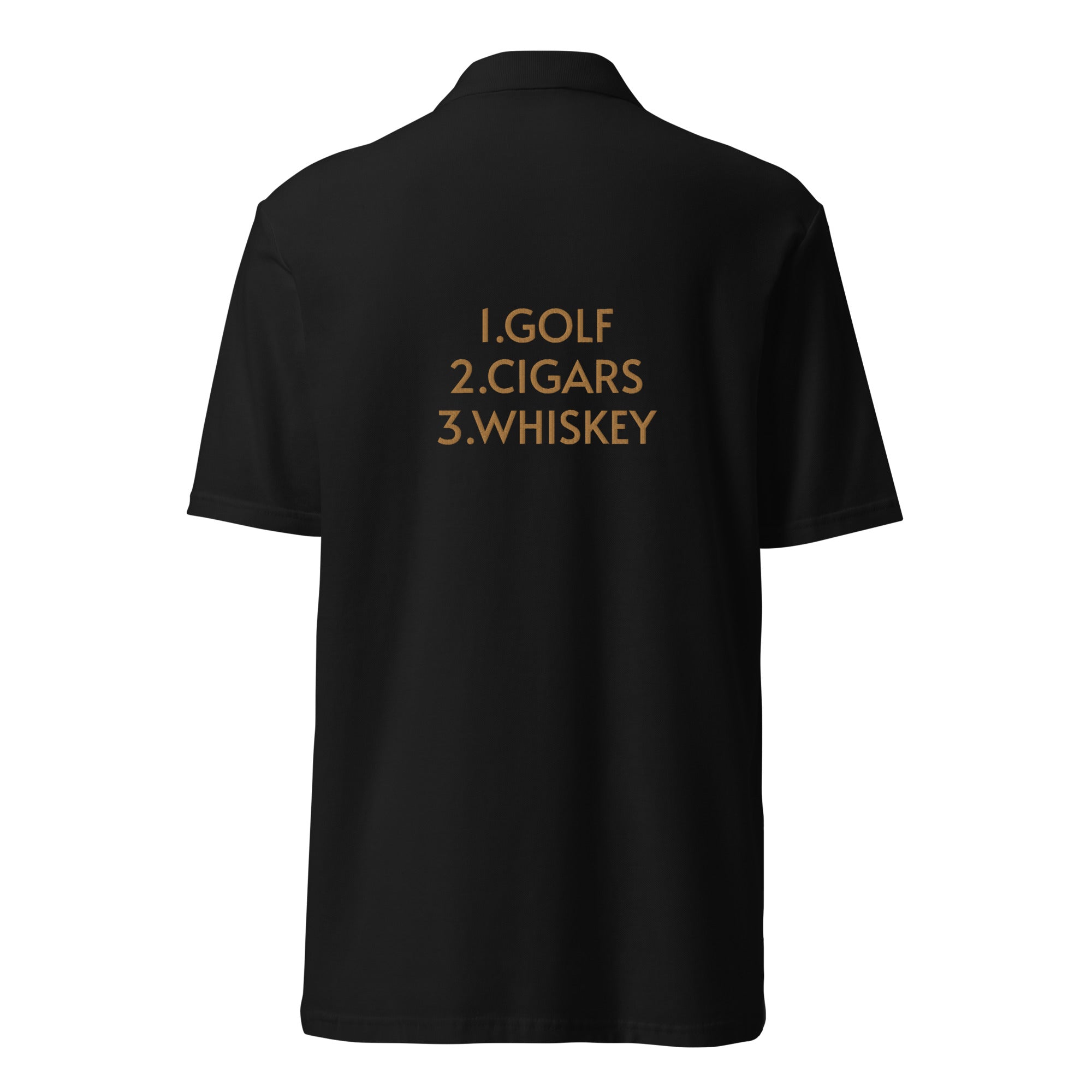 BURN GANG TEE'D OFF Unisex pique polo shirt