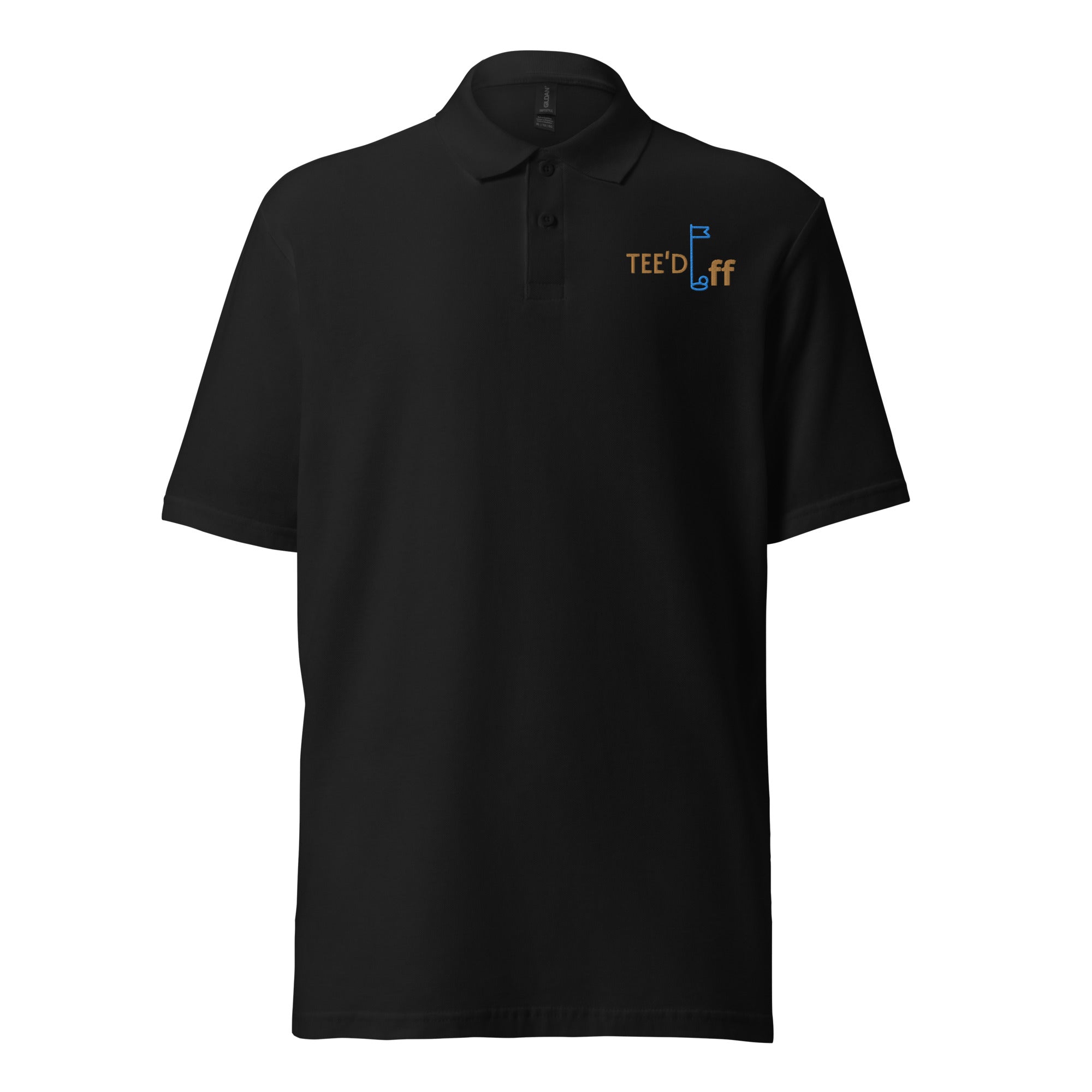BURN GANG TEE'D OFF Unisex pique polo shirt