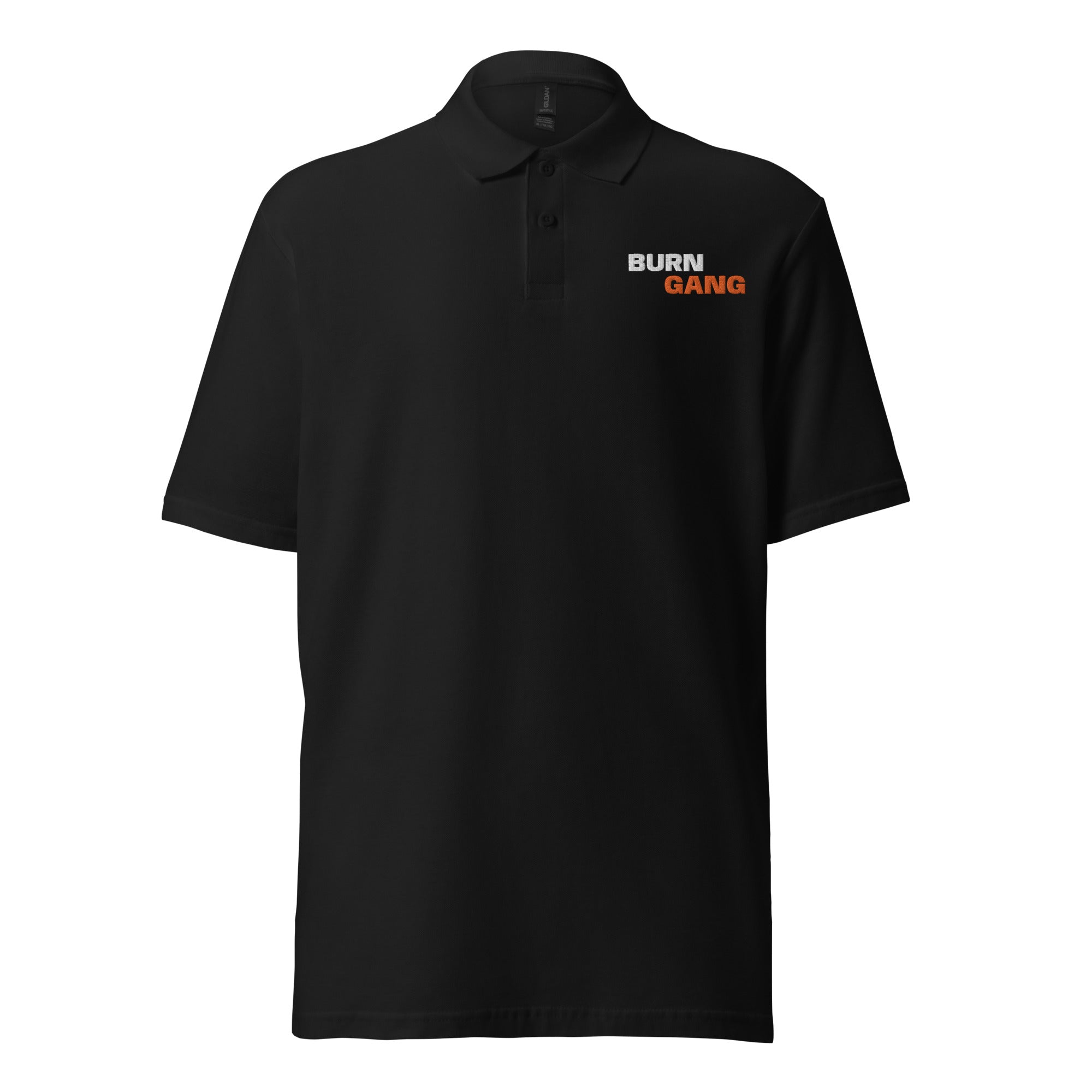 BURN GANG WE BE BURNING Unisex pique polo shirt
