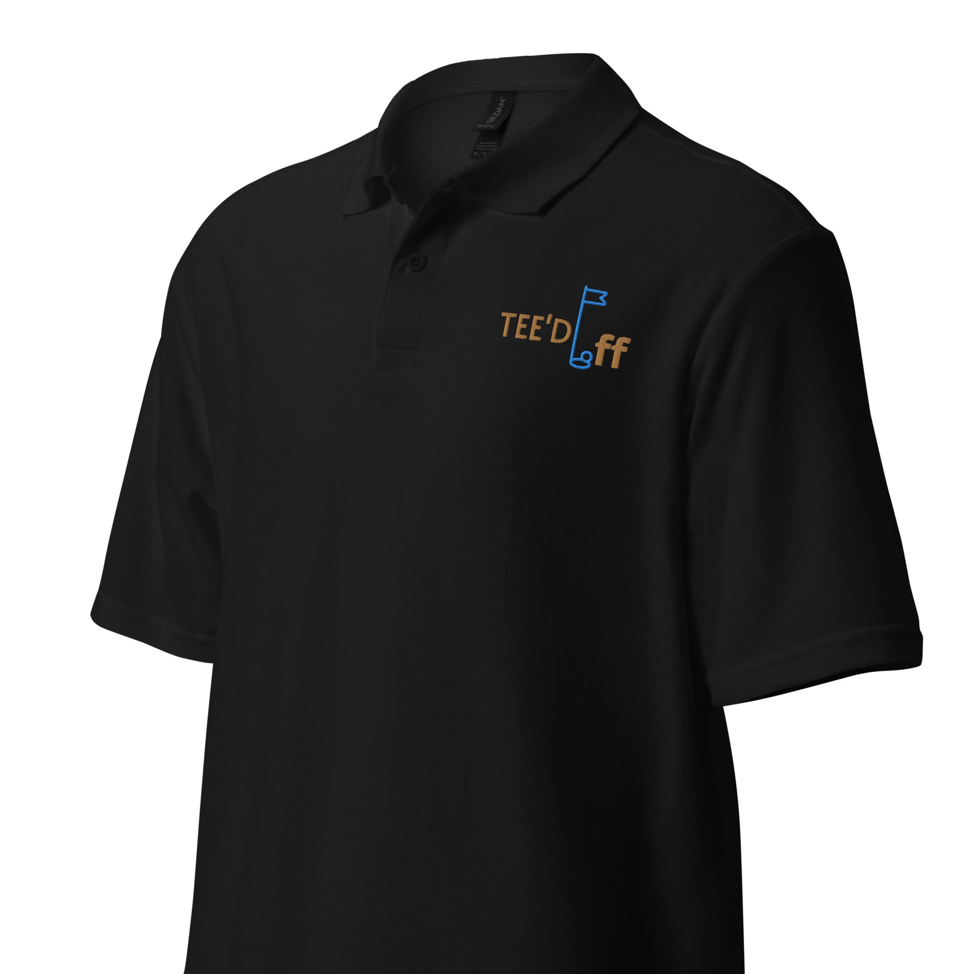 BURN GANG TEE'D OFF Unisex pique polo shirt