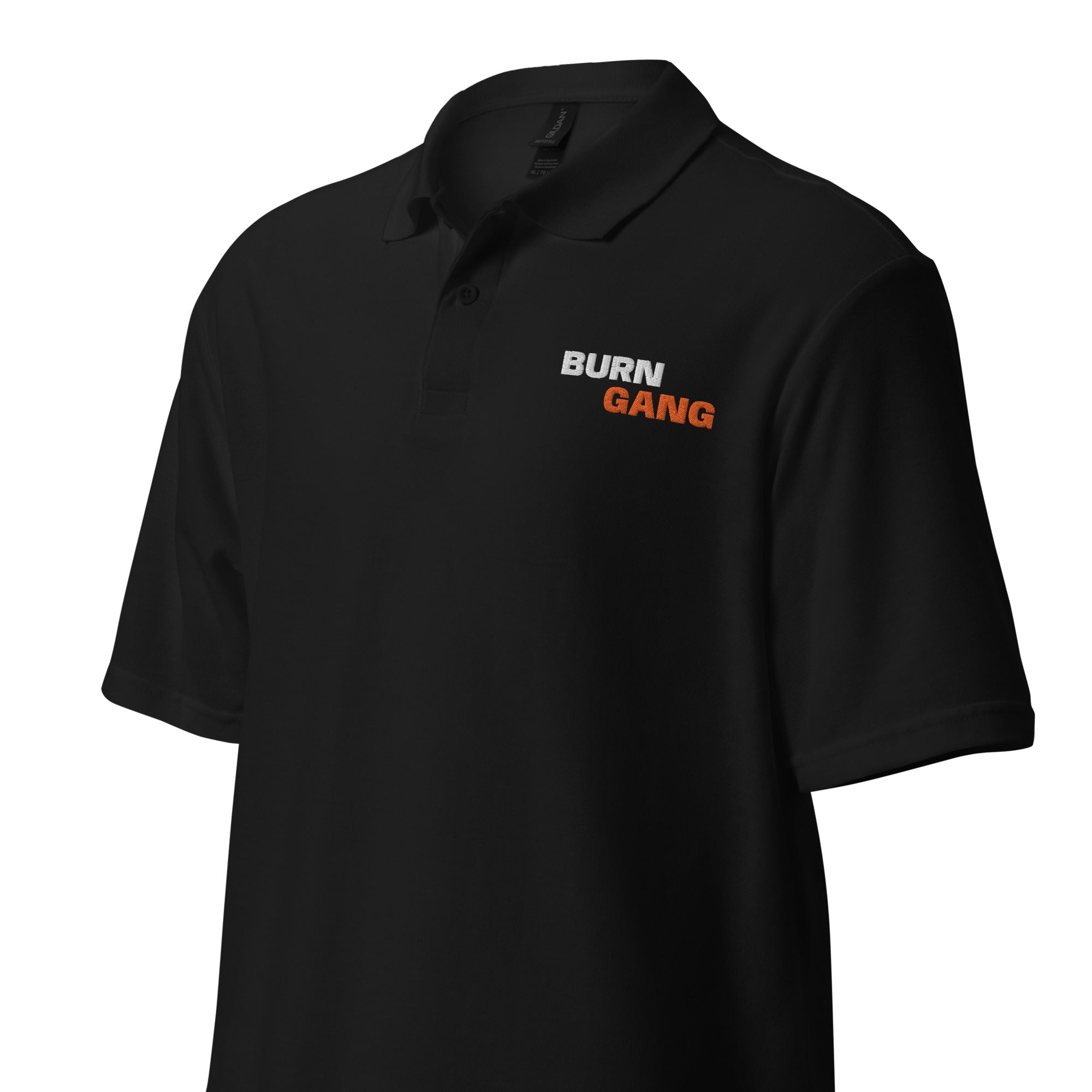 BURN GANG WE BE BURNING Unisex pique polo shirt