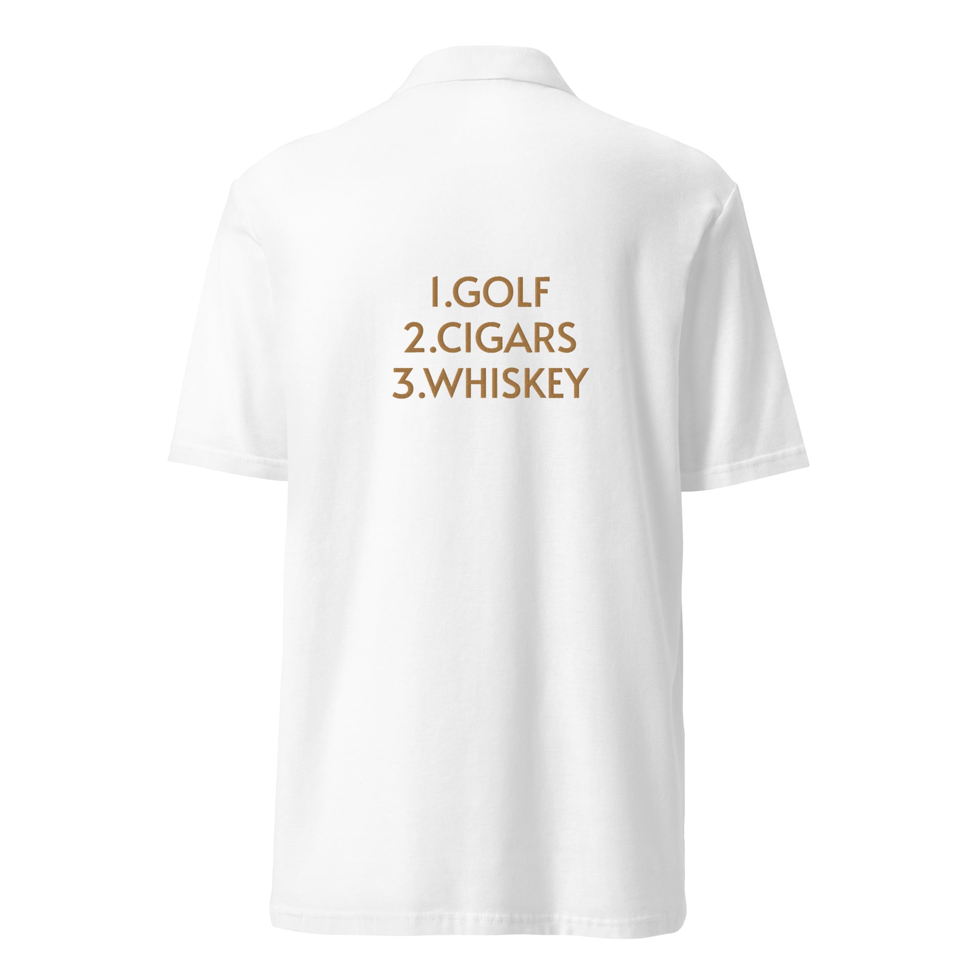 BURN GANG TEE'D OFF Unisex pique polo shirt