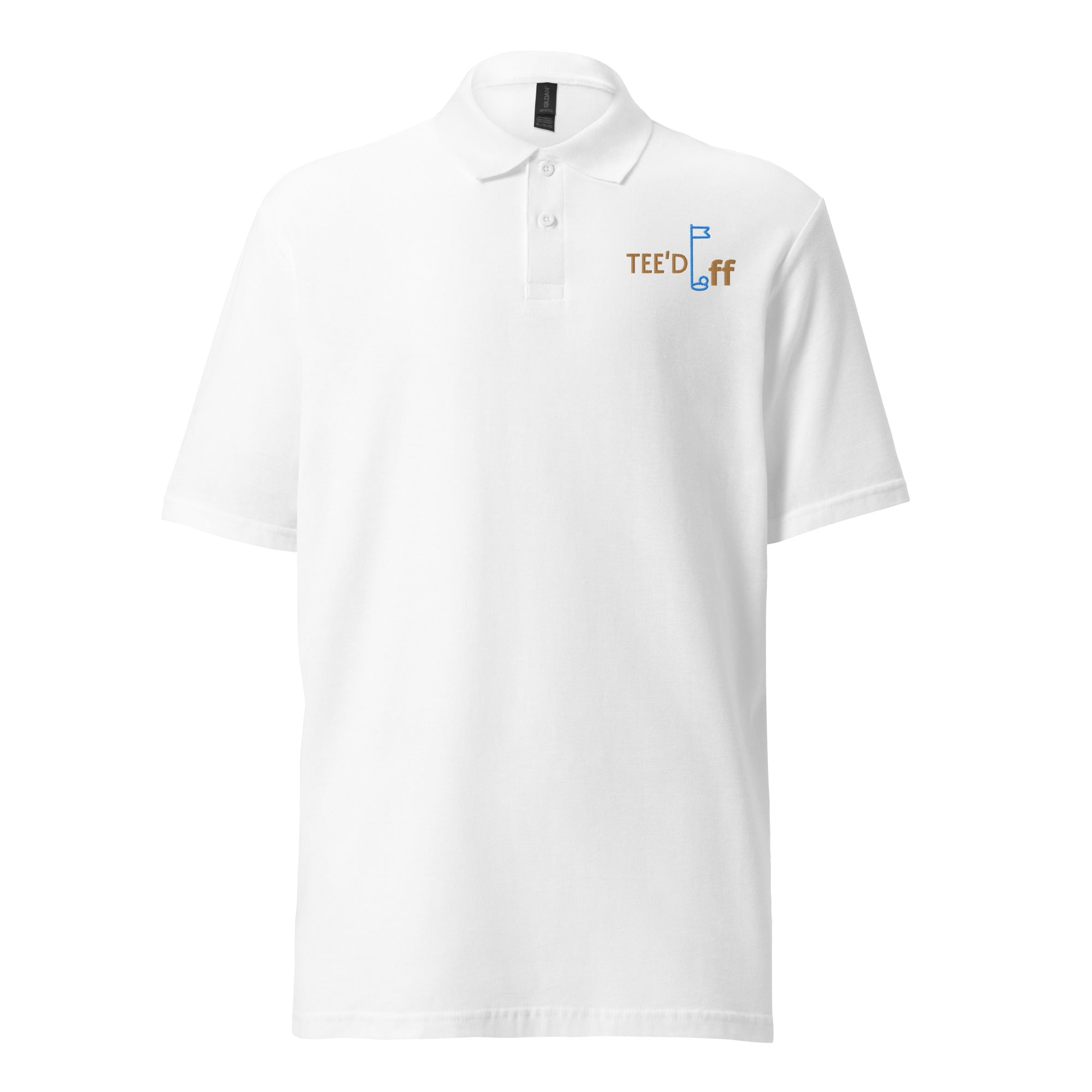 BURN GANG TEE'D OFF Unisex pique polo shirt