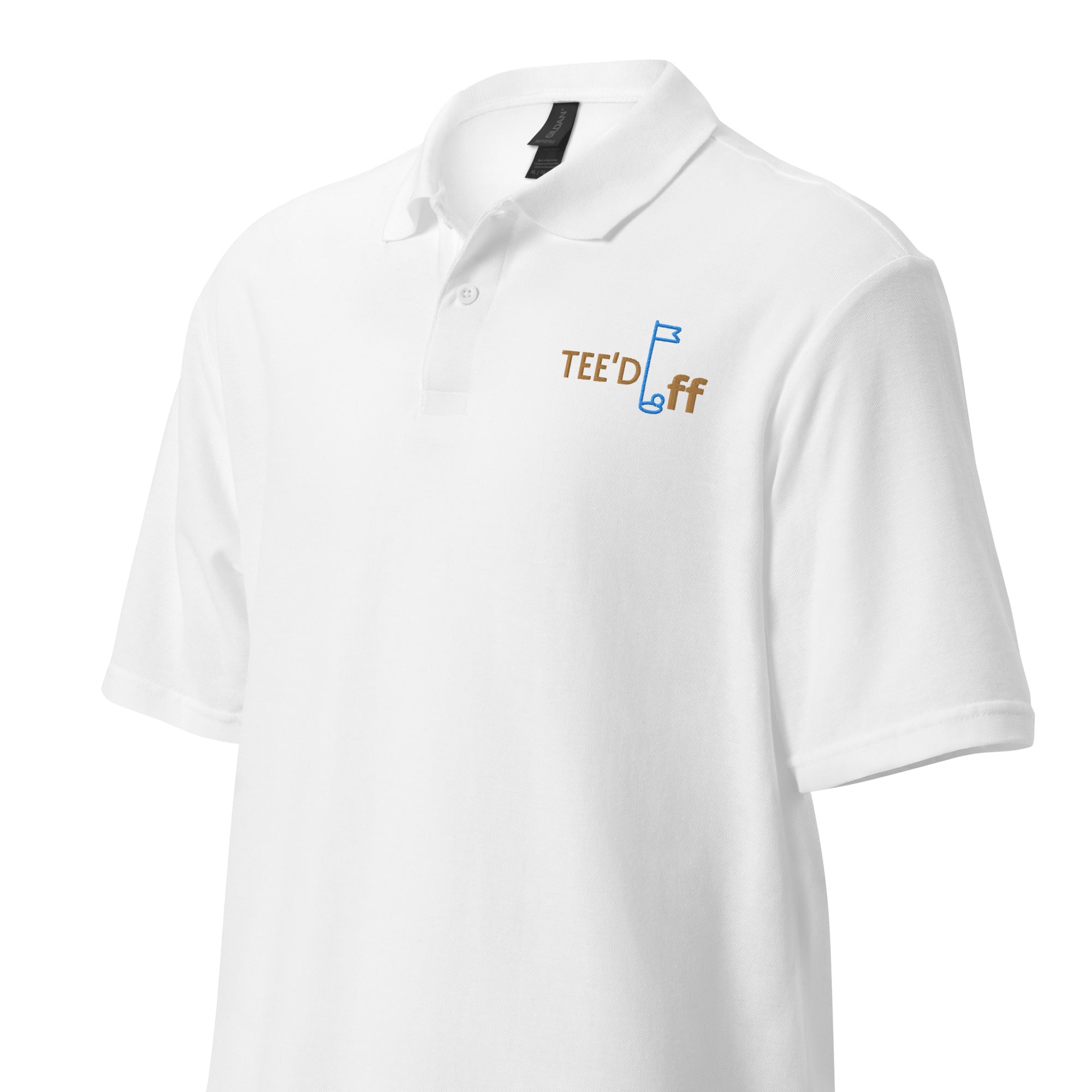 BURN GANG TEE'D OFF Unisex pique polo shirt