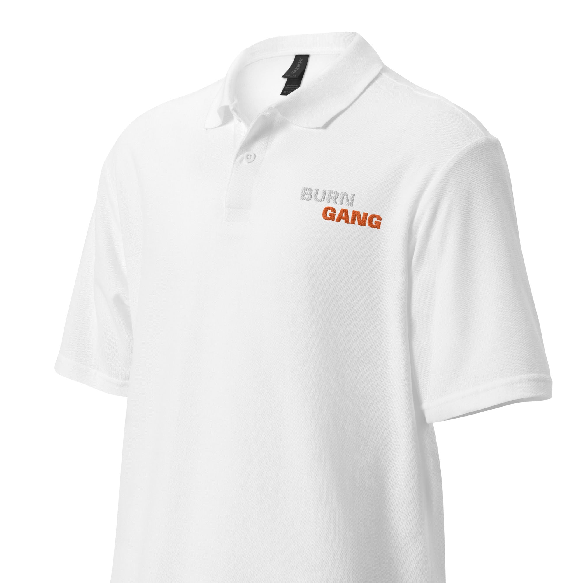 BURN GANG WE BE BURNING Unisex pique polo shirt