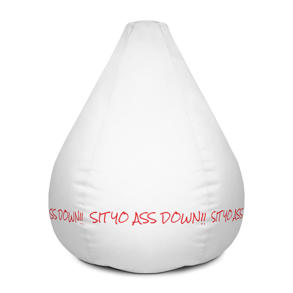 Sit Yo Ass Down Bean Bag Chair Cover