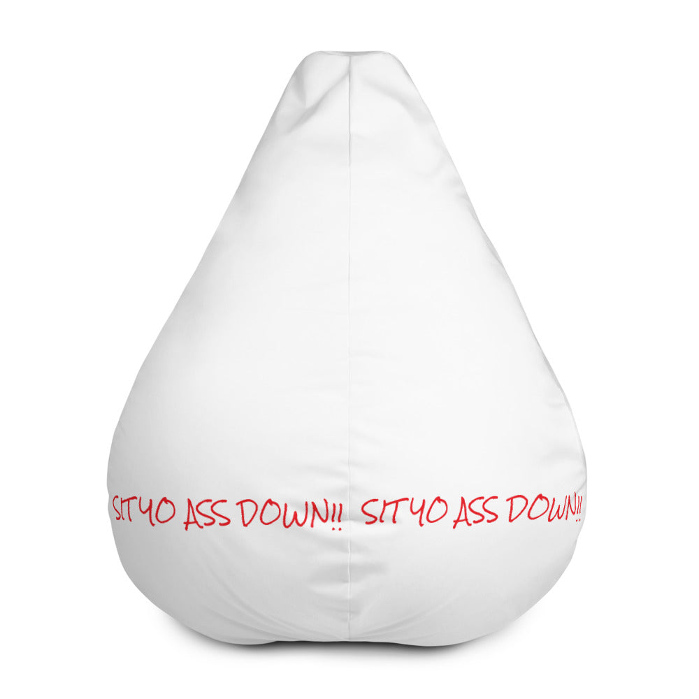 Sit Yo Ass Down Bean Bag Chair Cover