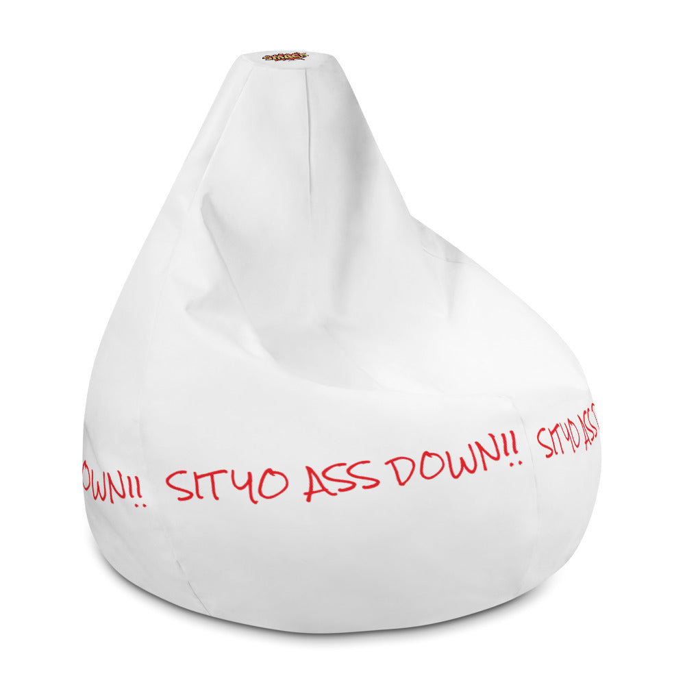 Sit Yo Ass Down Bean Bag Chair Cover