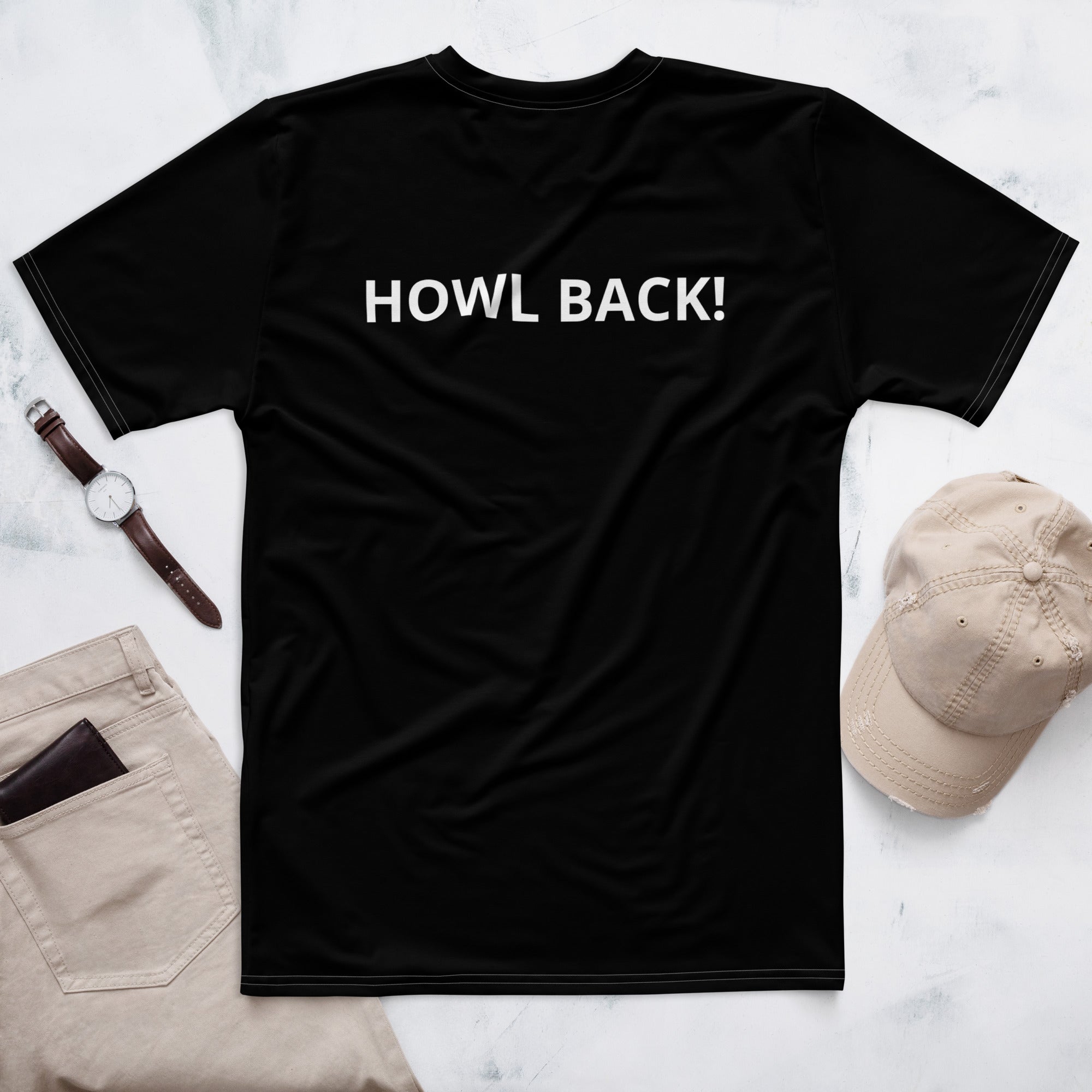 BILTWEAR SILVER BEARD WOLF PACK Men's t-shirt