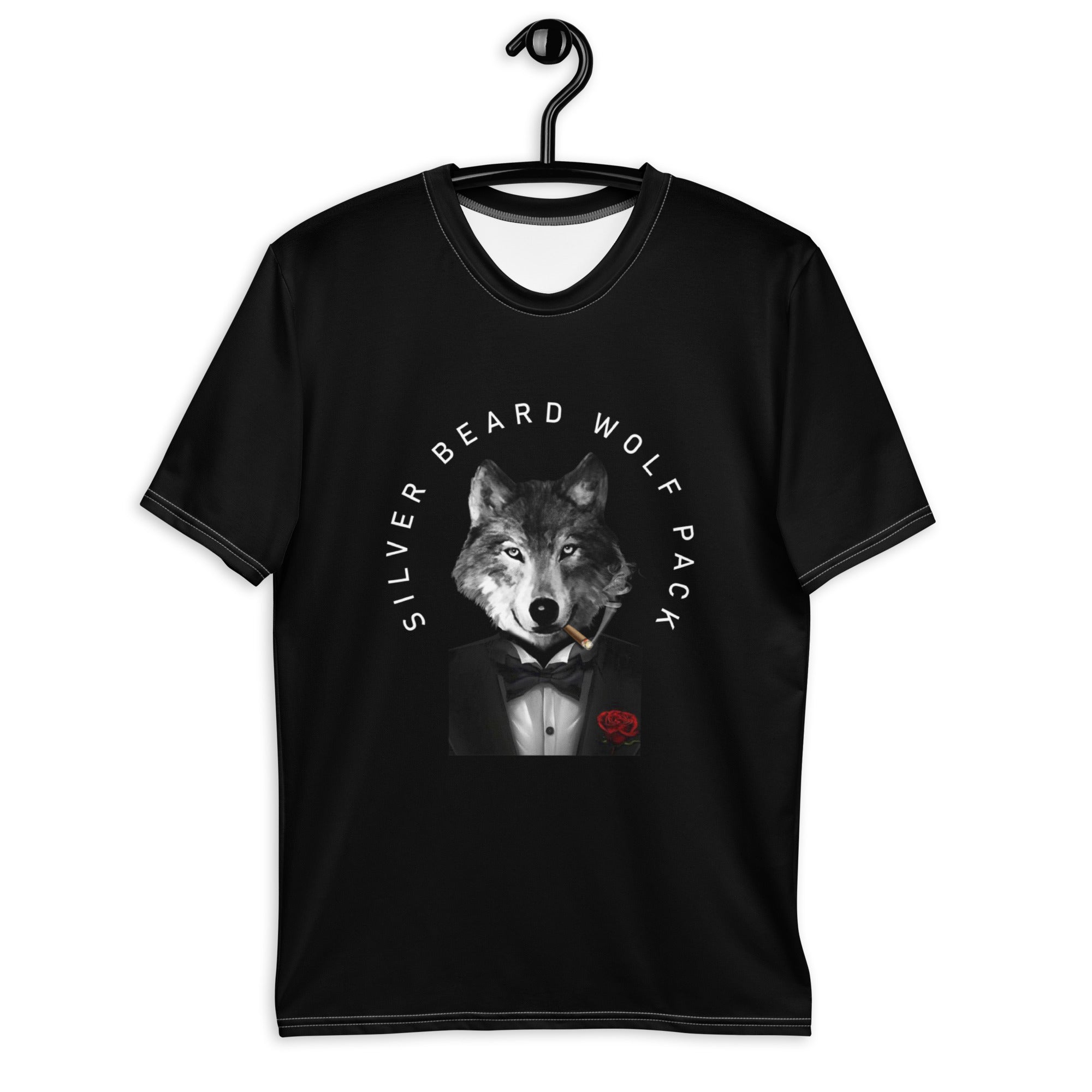 BILTWEAR SILVER BEARD WOLF PACK Men's t-shirt
