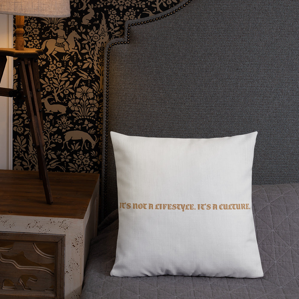 BURN GANG Multi Logo Premium Pillow