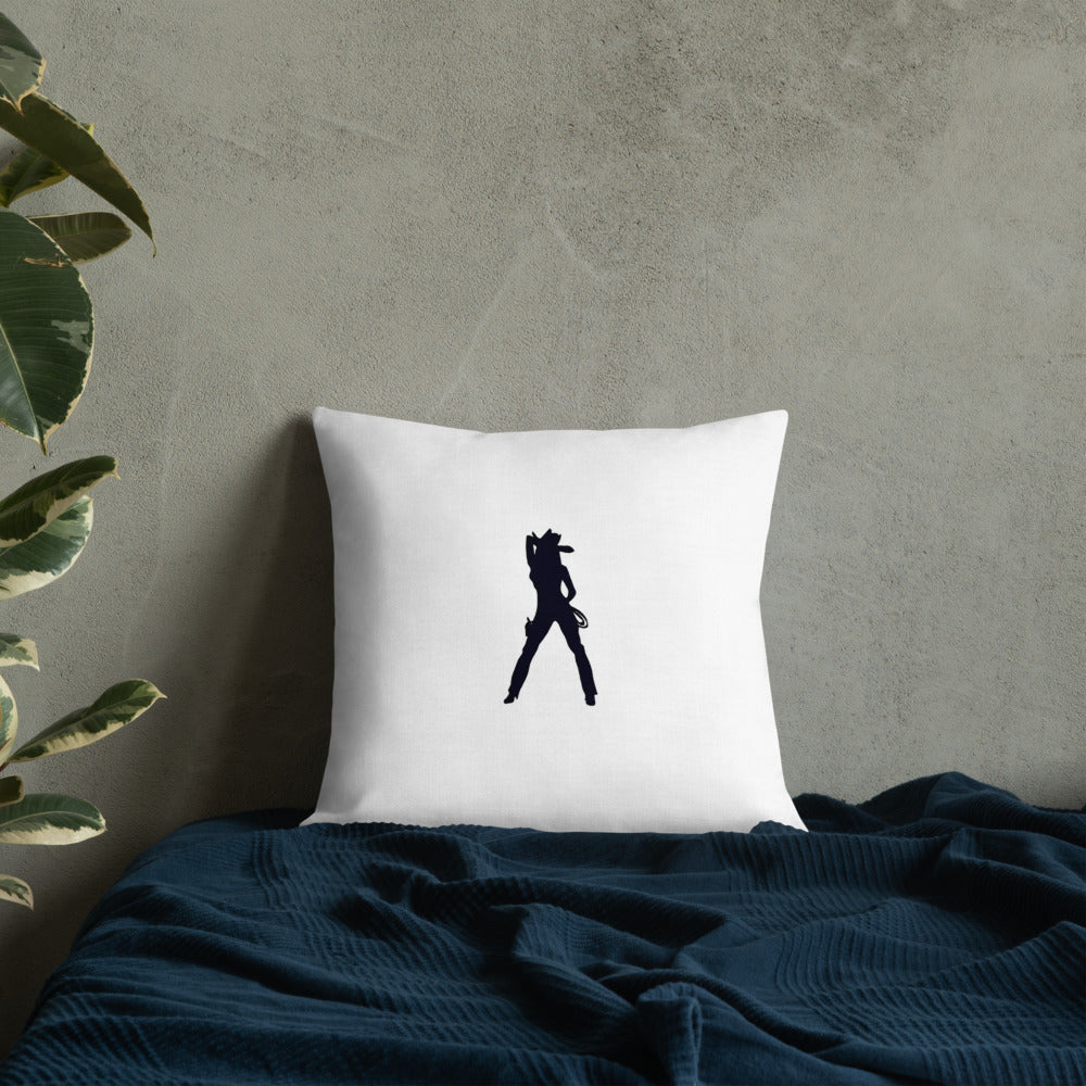 BILTWEAR Cowgirl Rodeo Premium Pillow