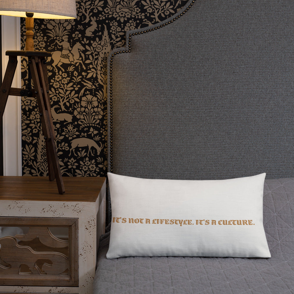 BURN GANG Multi Logo Premium Pillow