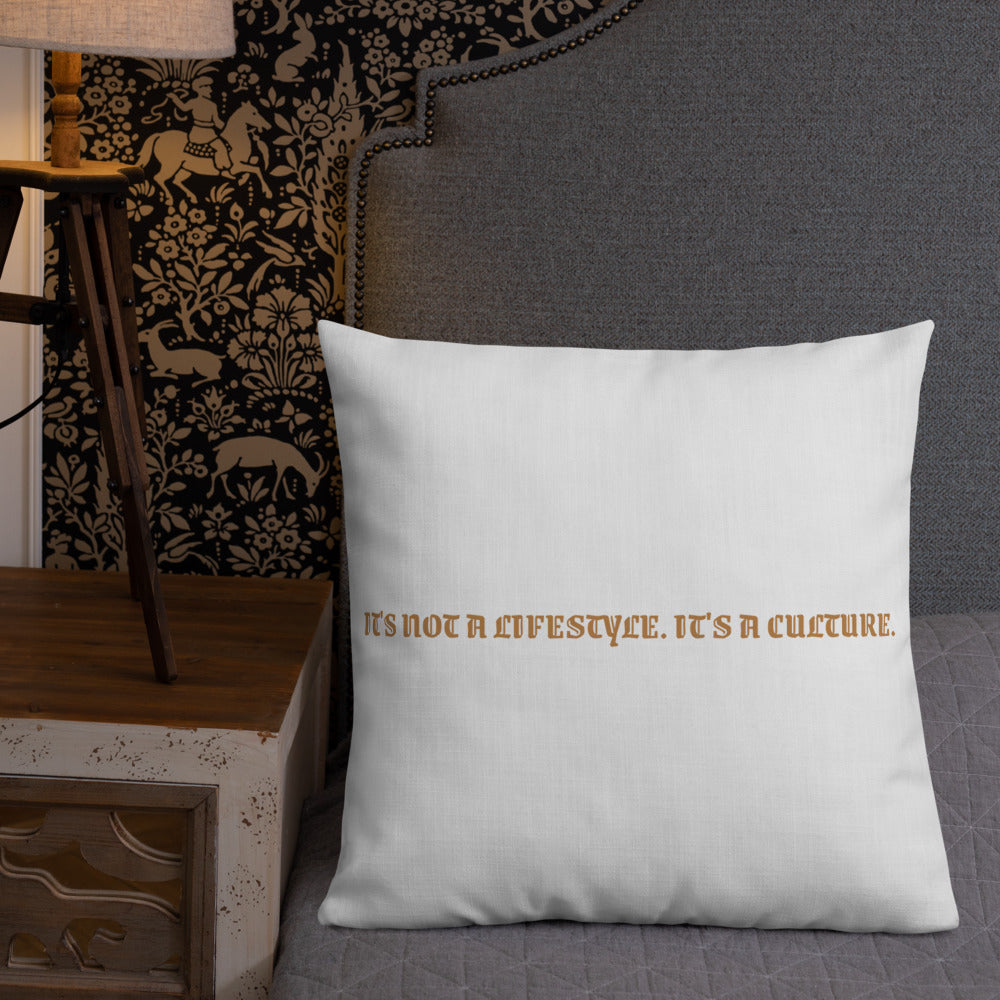 BURN GANG Multi Logo Premium Pillow