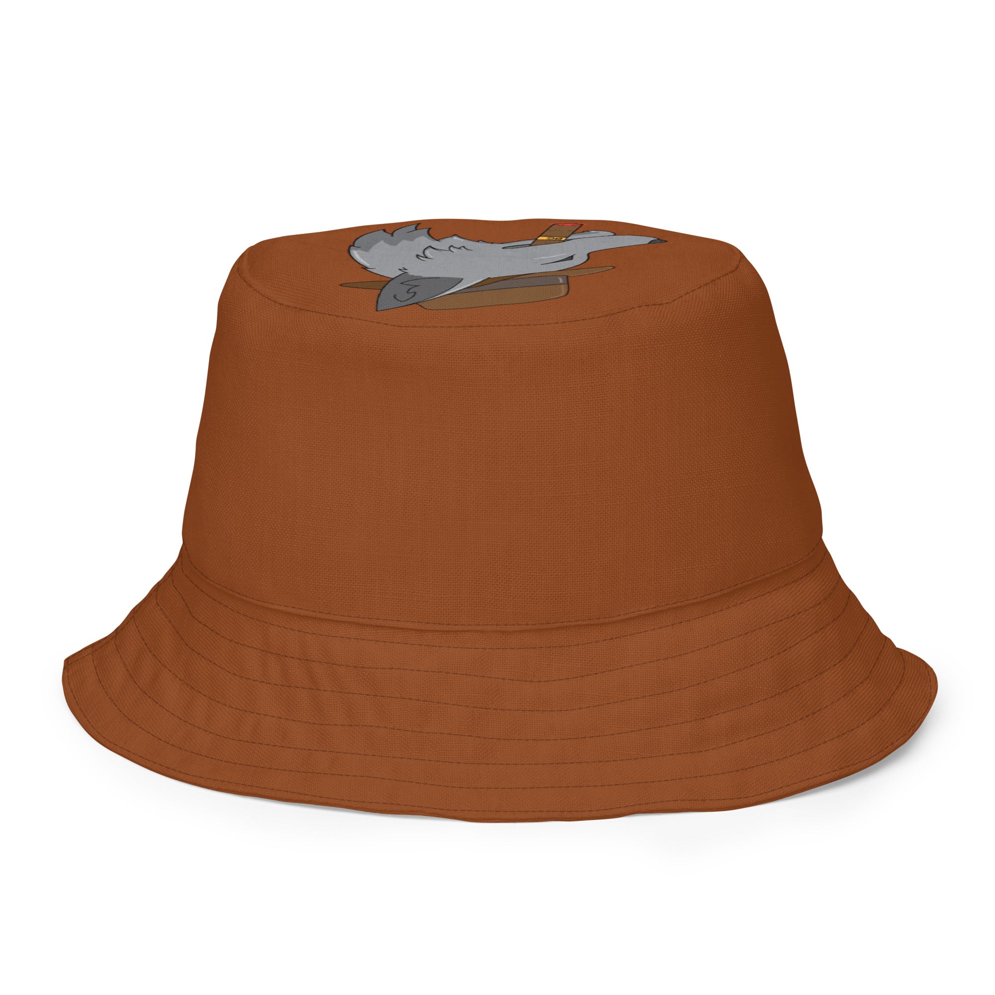 BURN GANG WOLF Reversible bucket hat