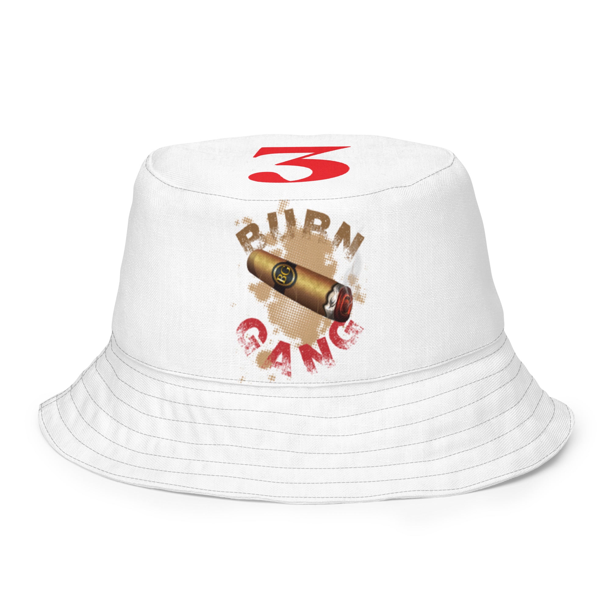 BURN GANG 3 Reversible bucket hat