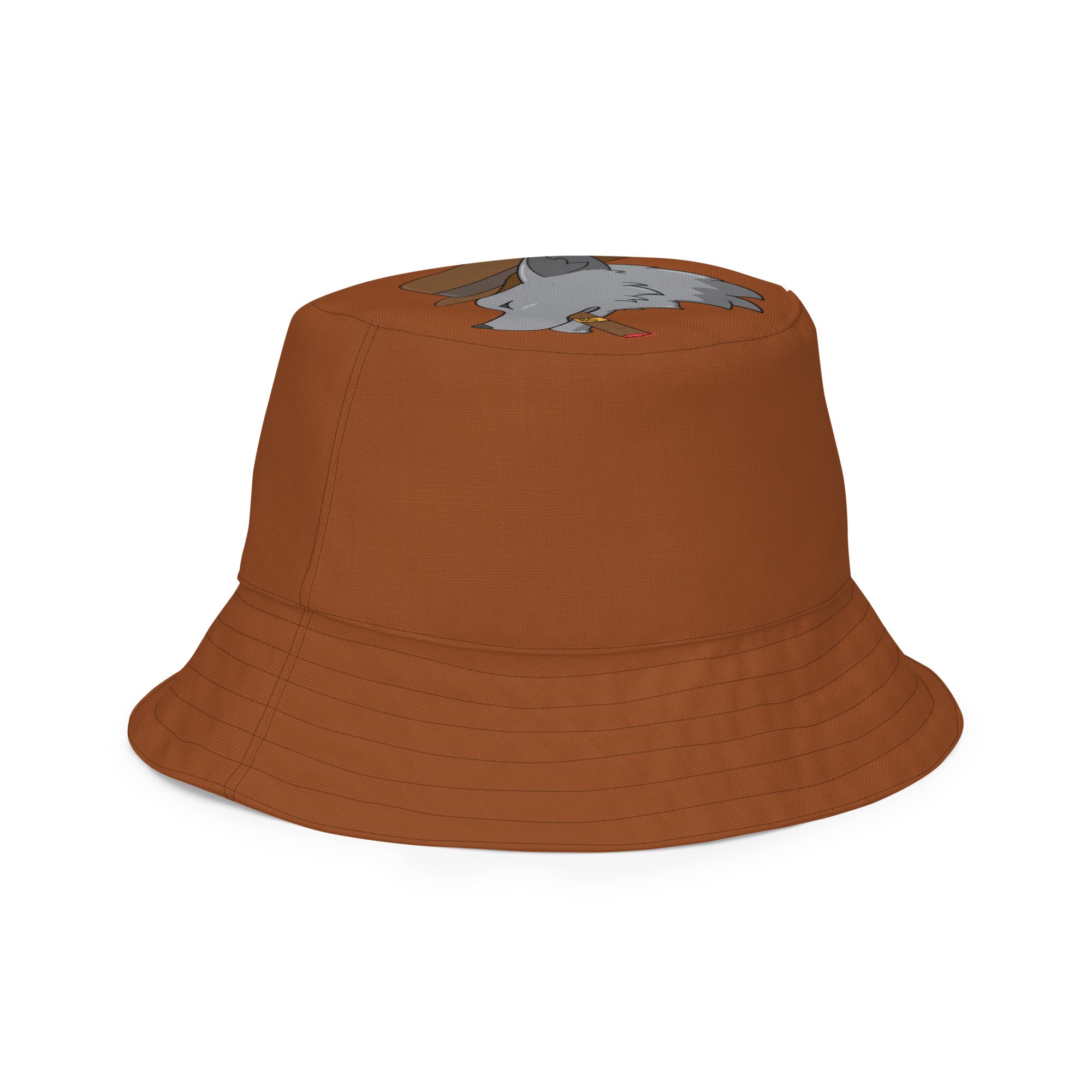 BURN GANG WOLF Reversible bucket hat