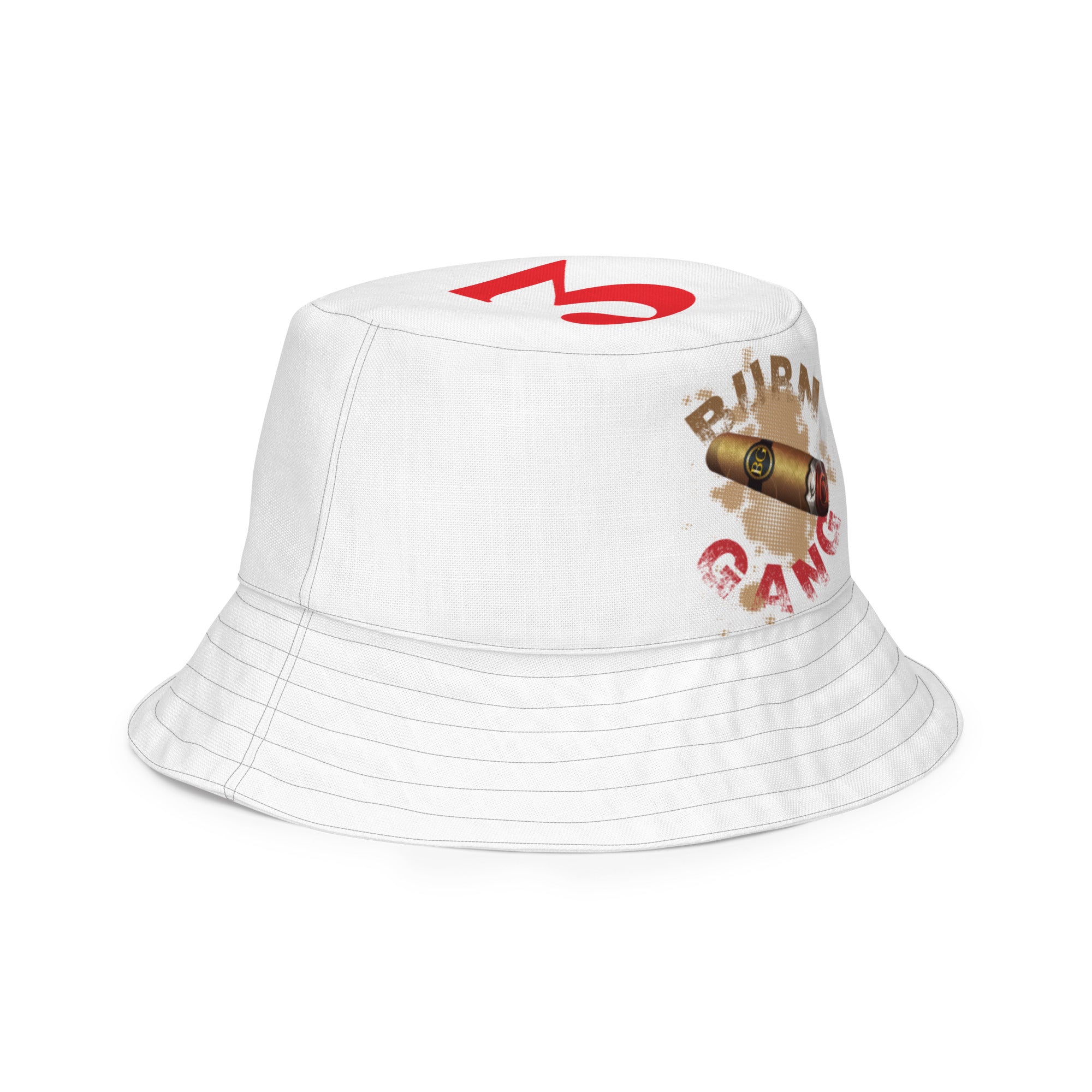 BURN GANG 3 Reversible bucket hat