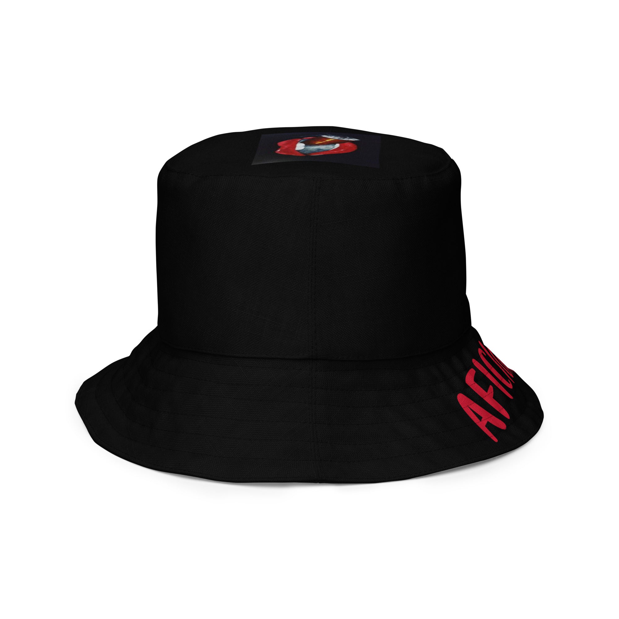 AFICIOnaNa Cigar Red Juicy Lip Reversible bucket hat