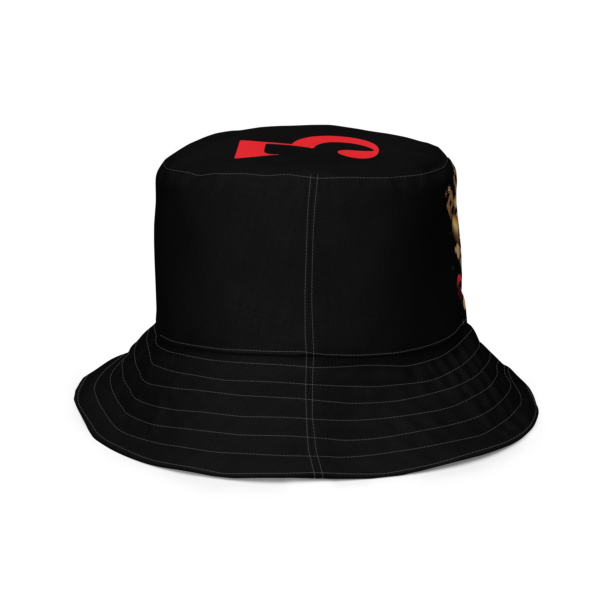 BURN GANG 3 Reversible bucket hat