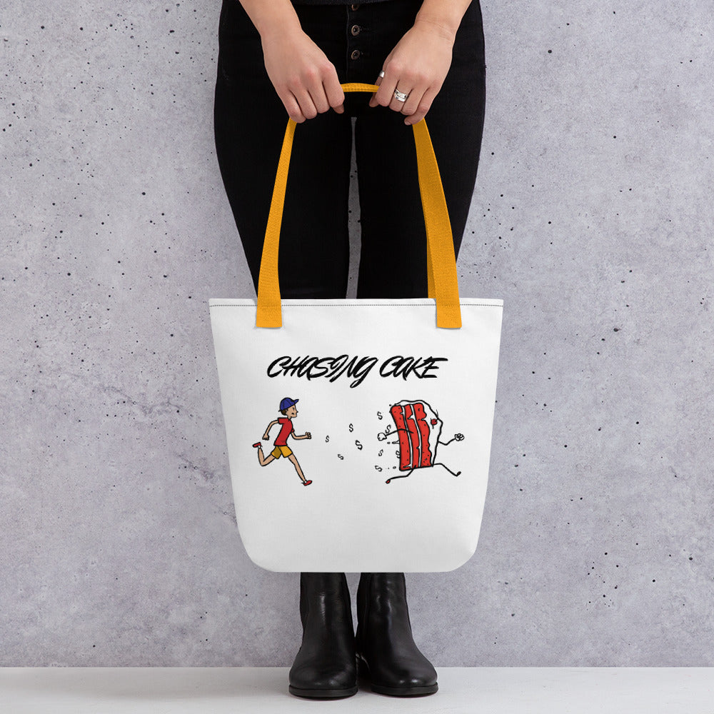 CHASING CAKE Tote bag