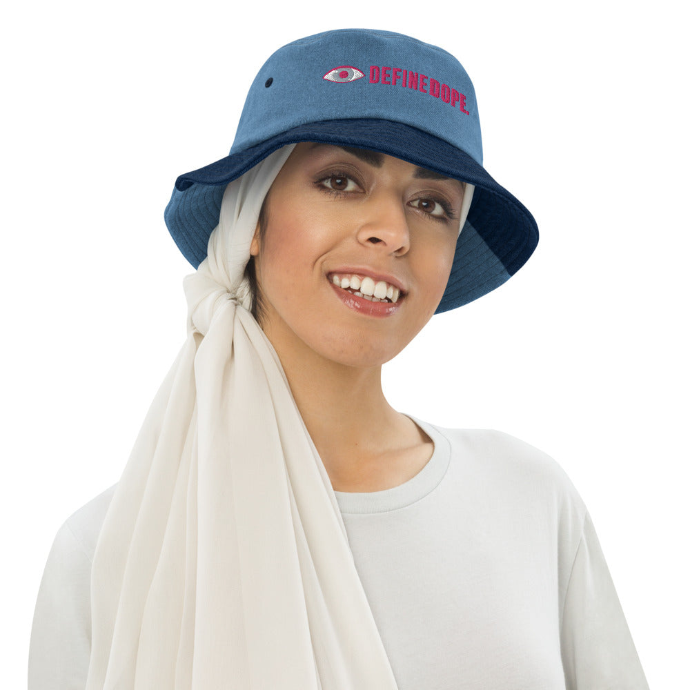 I Define Dope Denim bucket hat