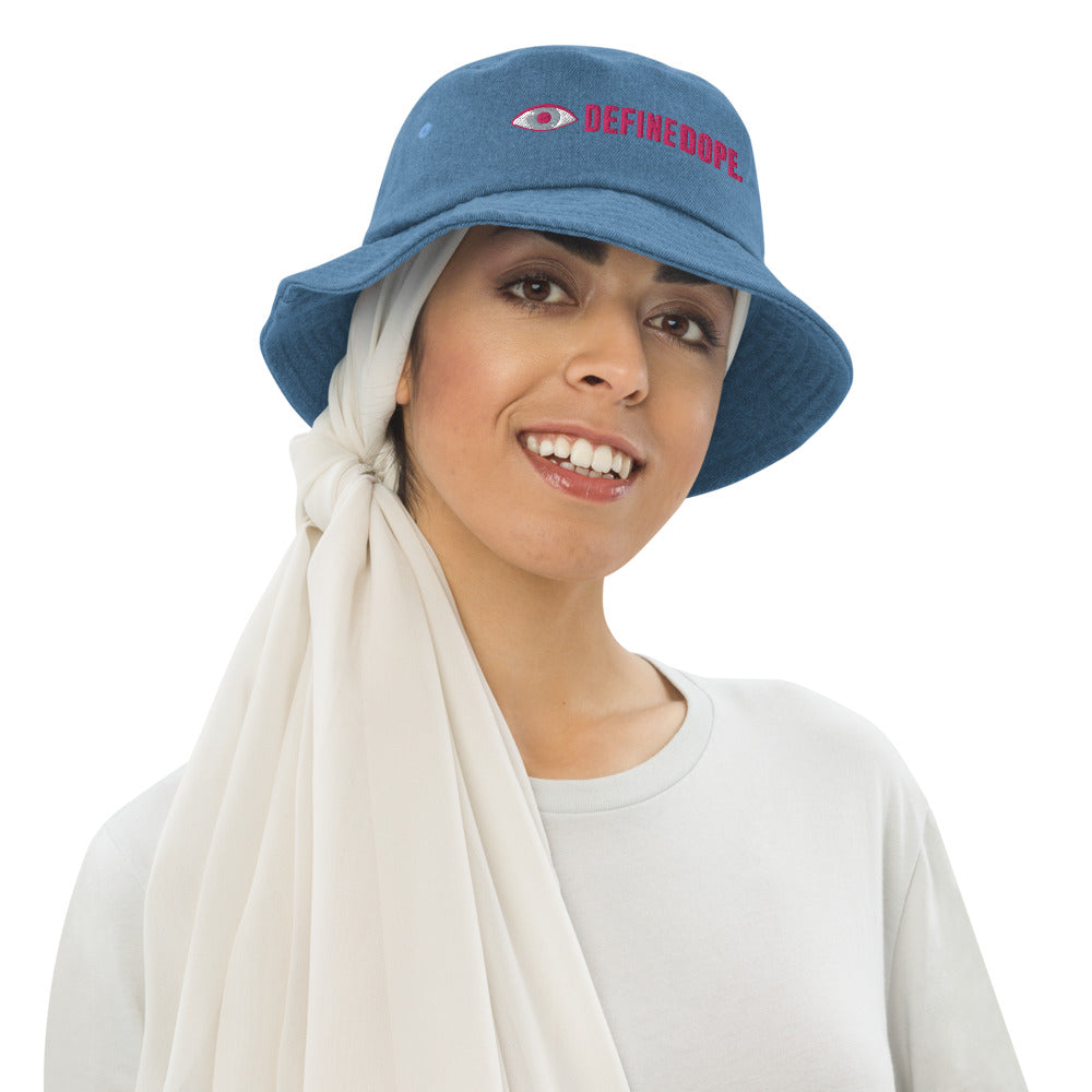 I Define Dope Denim bucket hat