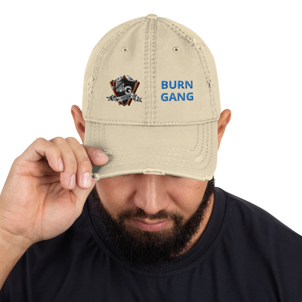 BURN GANG Distressed Dad Hat