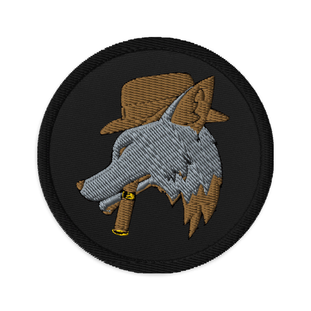 BURN GANG Wolf Embroidered patches
