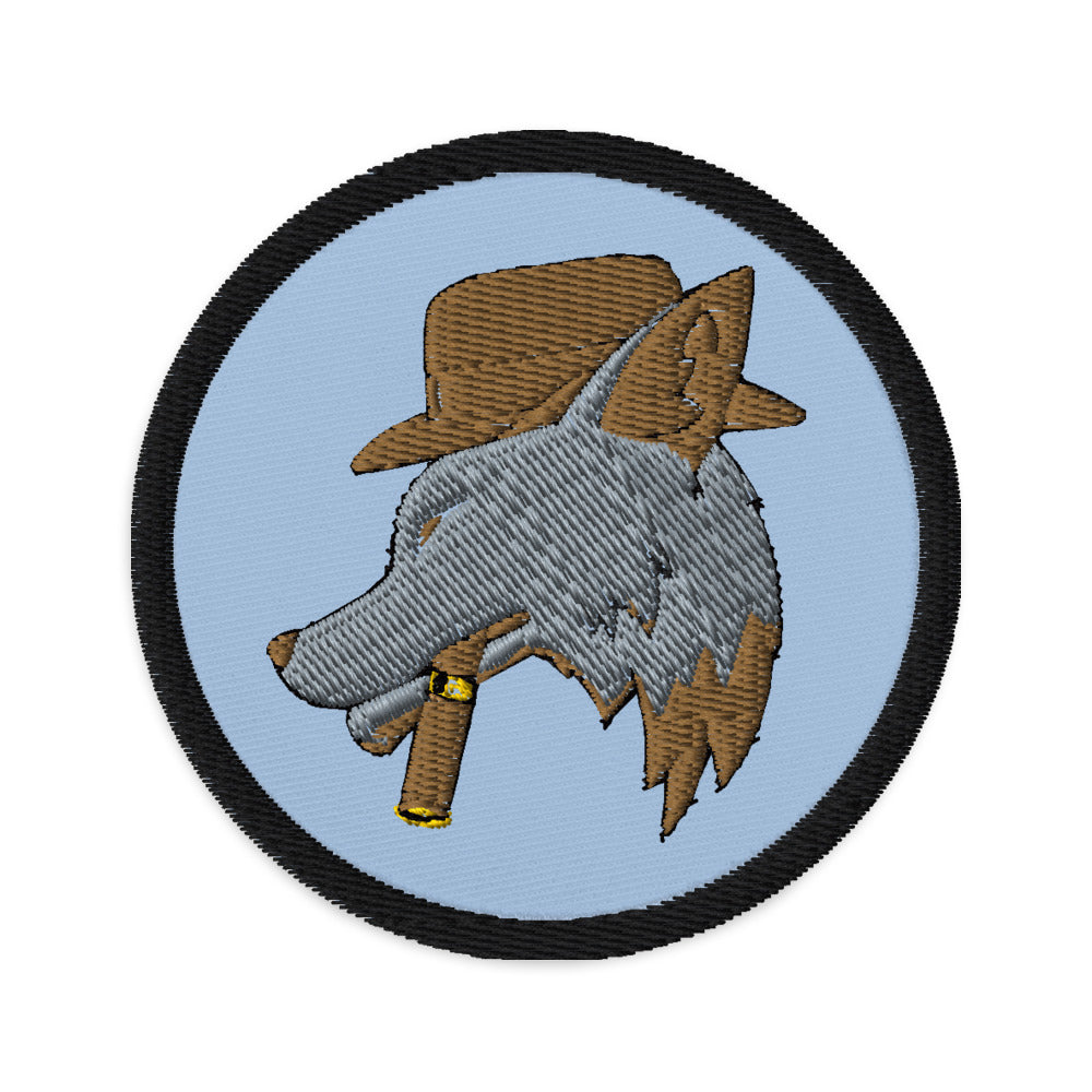 BURN GANG Wolf Embroidered patches