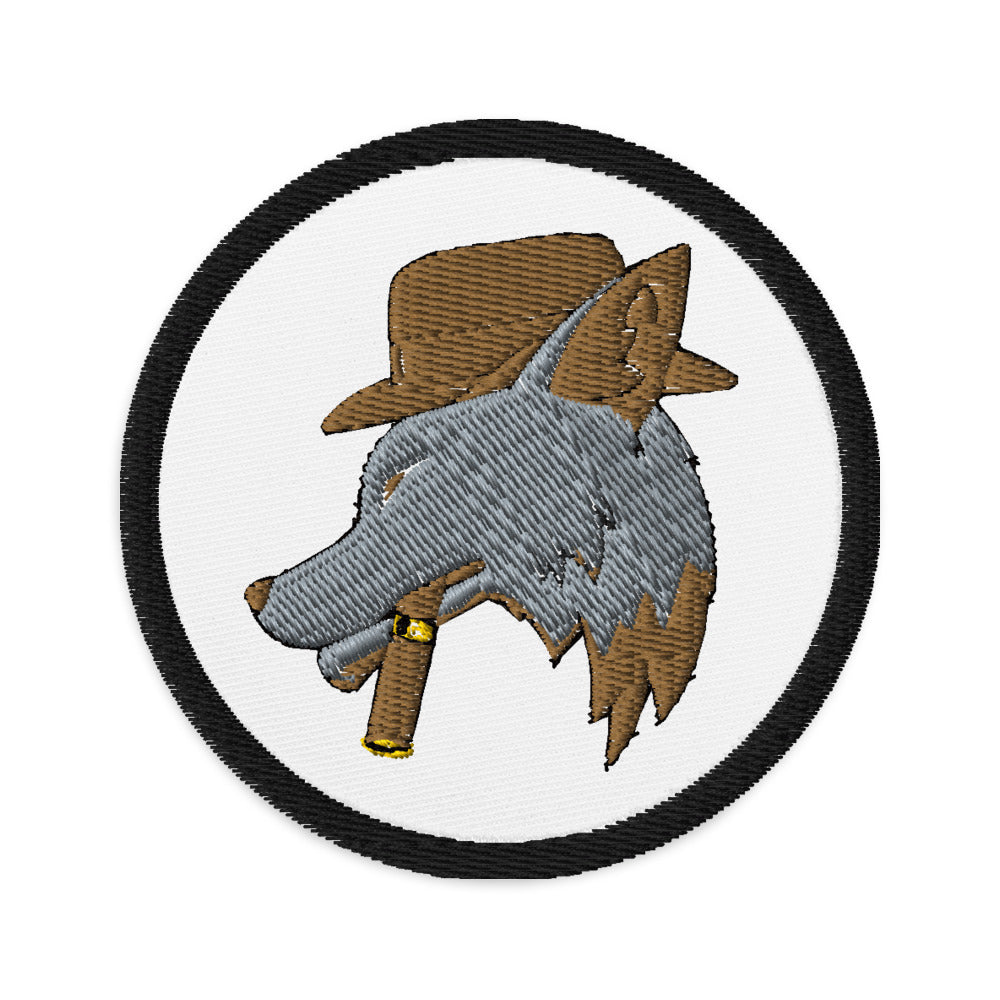 BURN GANG Wolf Embroidered patches