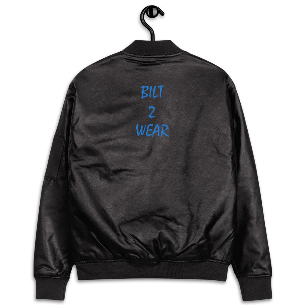 BILTWEAR BILT 2 WEAR Leather Bomber Jacket