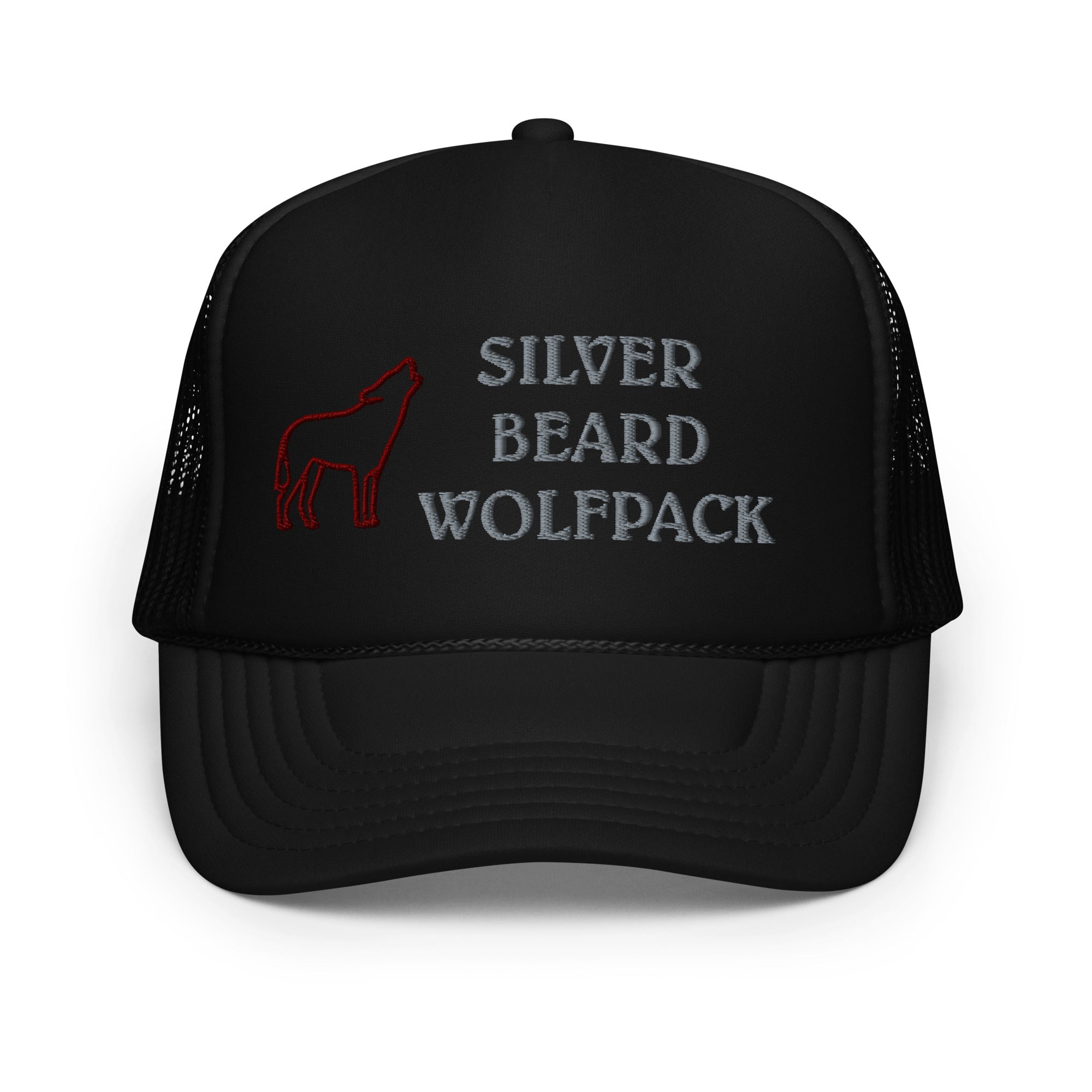 BILTWEAR SILVER BEARD WOLFPACK Foam trucker hat
