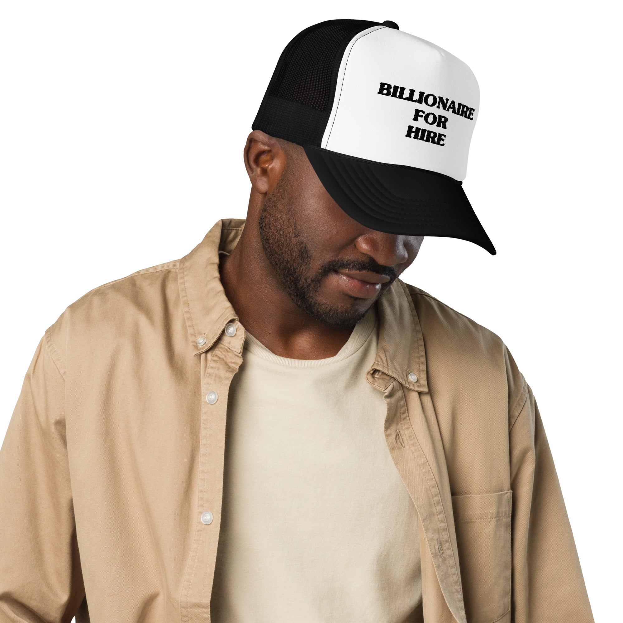 BILTWEAR Billionaire For Hire Foam trucker hat