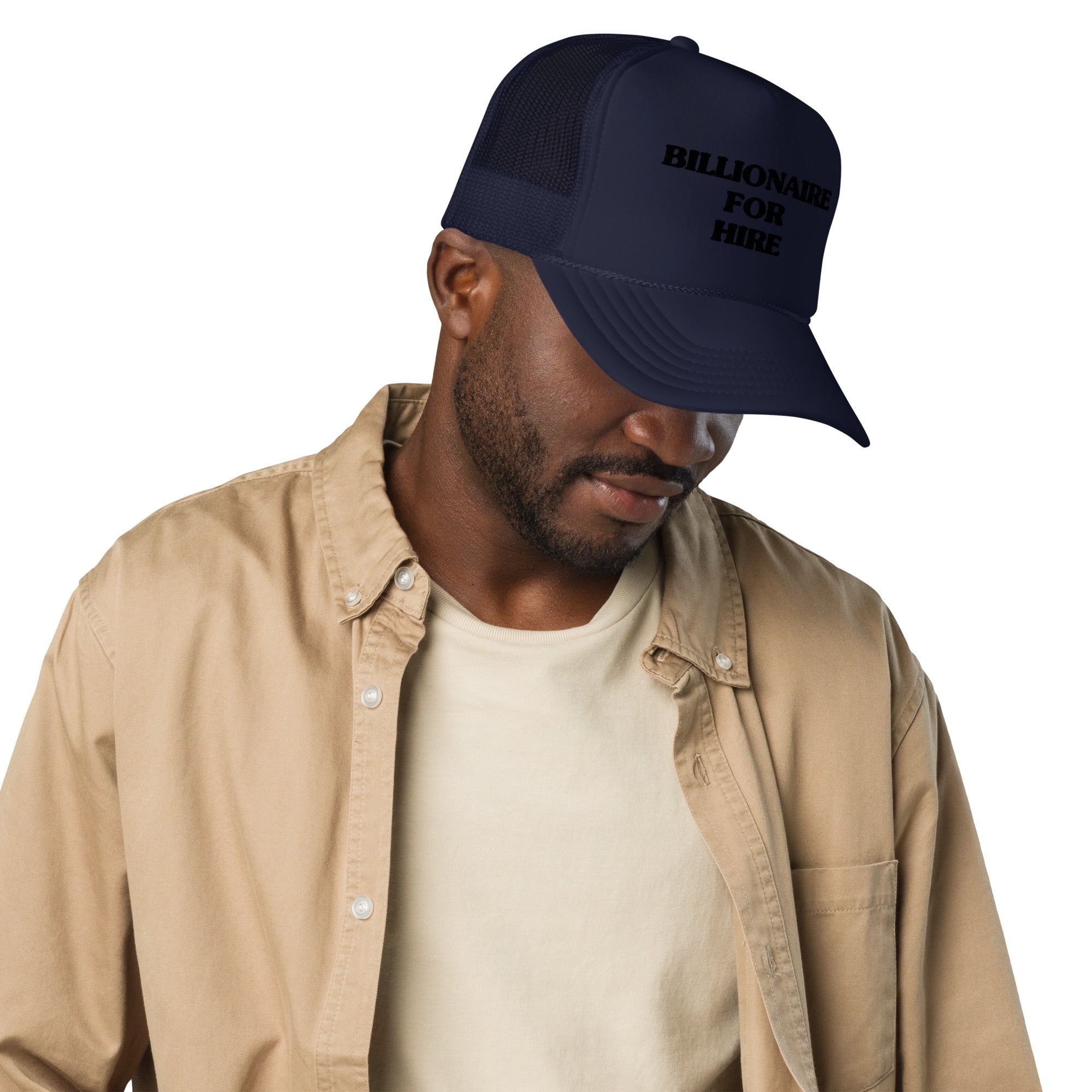 BILTWEAR Billionaire For Hire Foam trucker hat